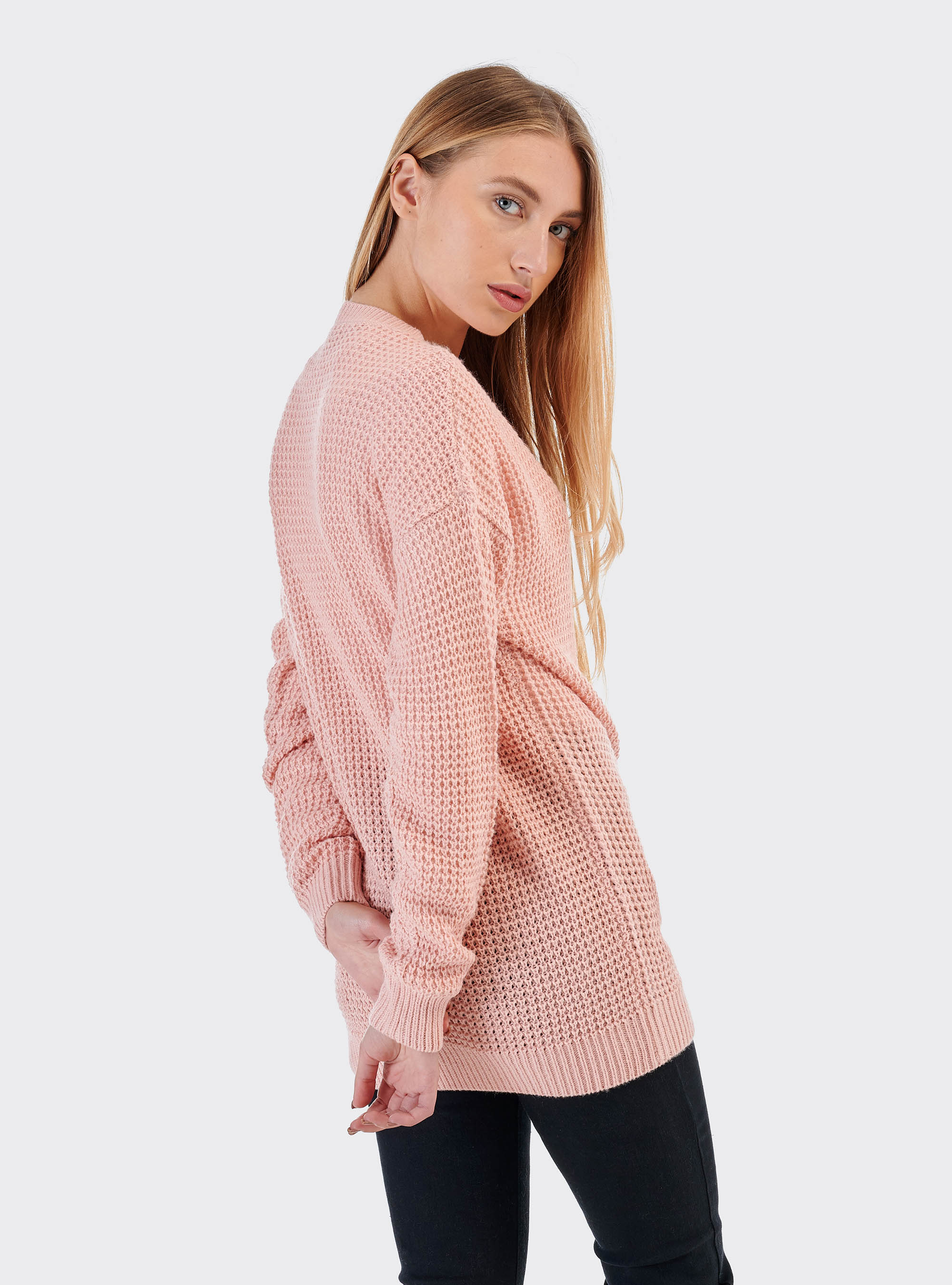 Oversized pullover, C501 PINK