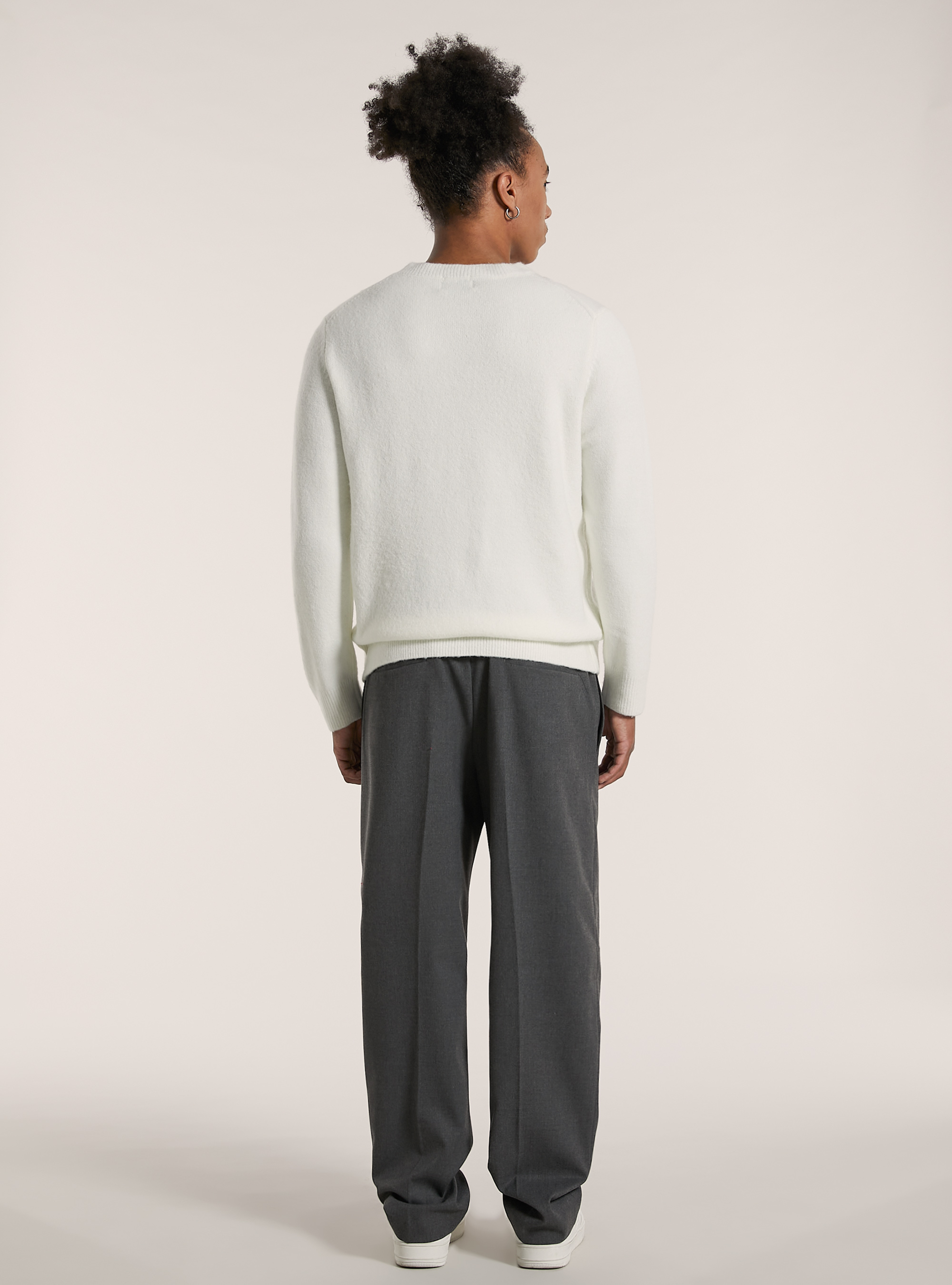 Pullover girocollo, WH2 WHITE