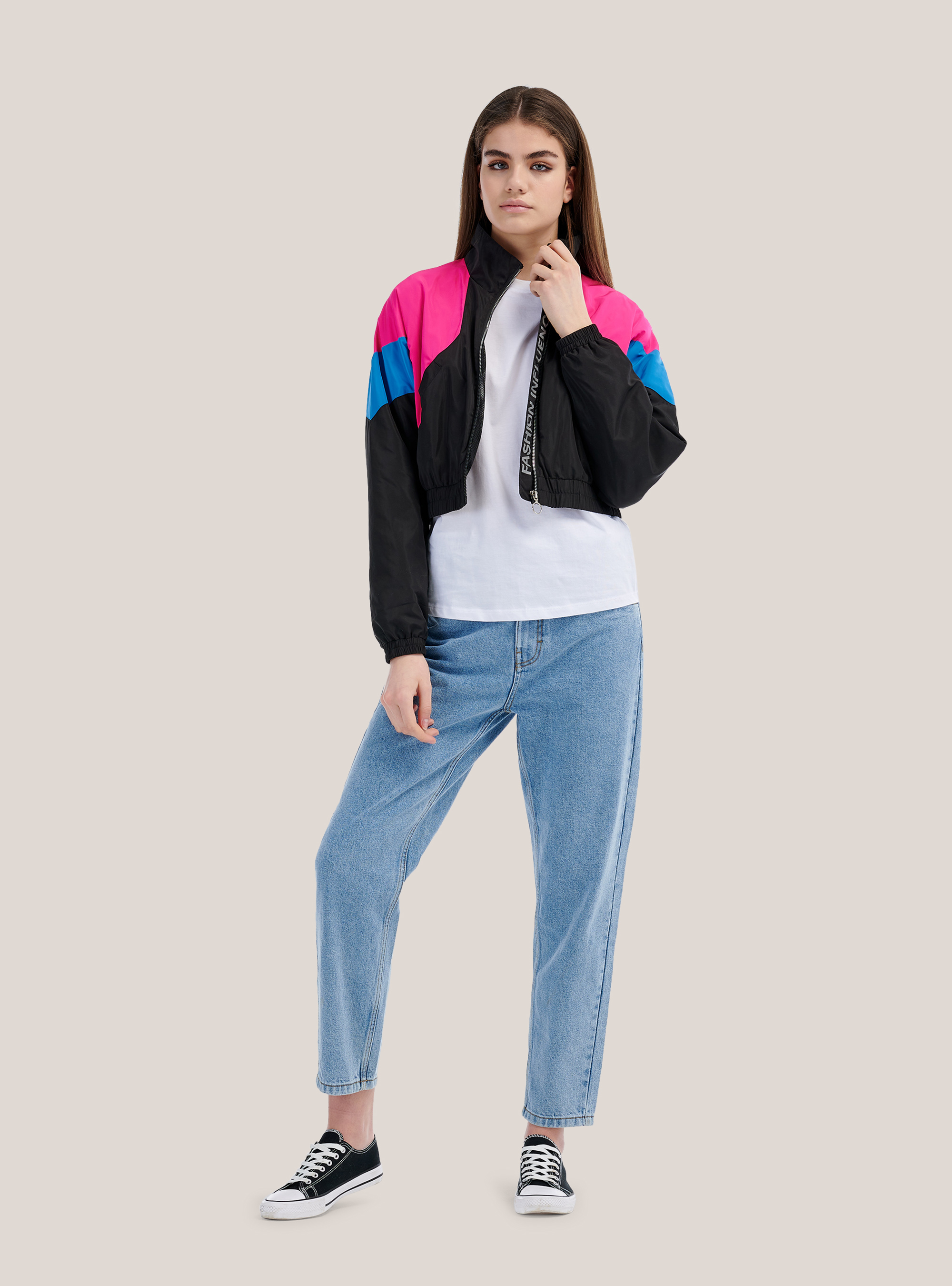 T-shirt solo color essential, BLANCO