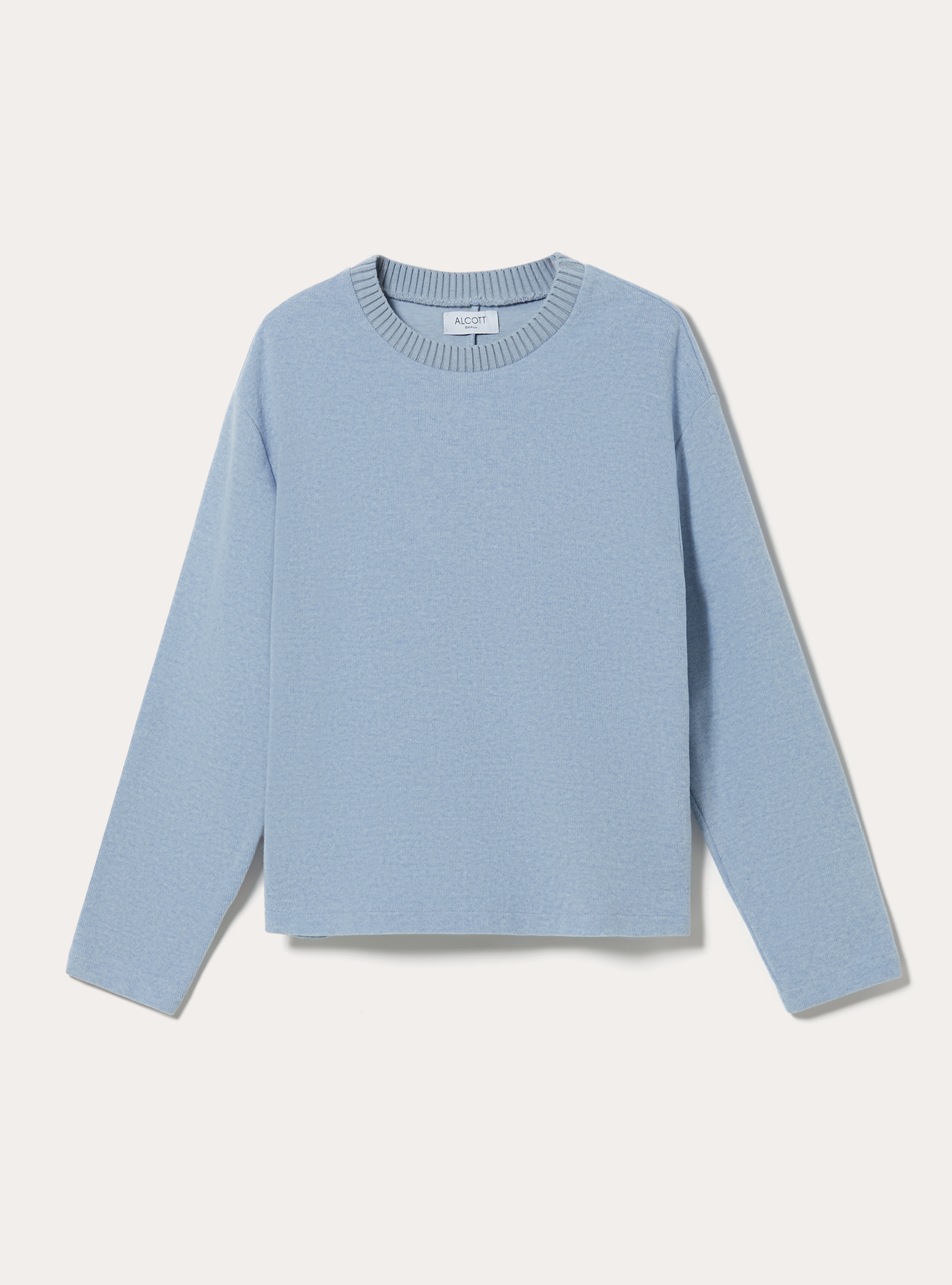 Pullover soft touch, MAZ2 AZURE MEL MEDIUM