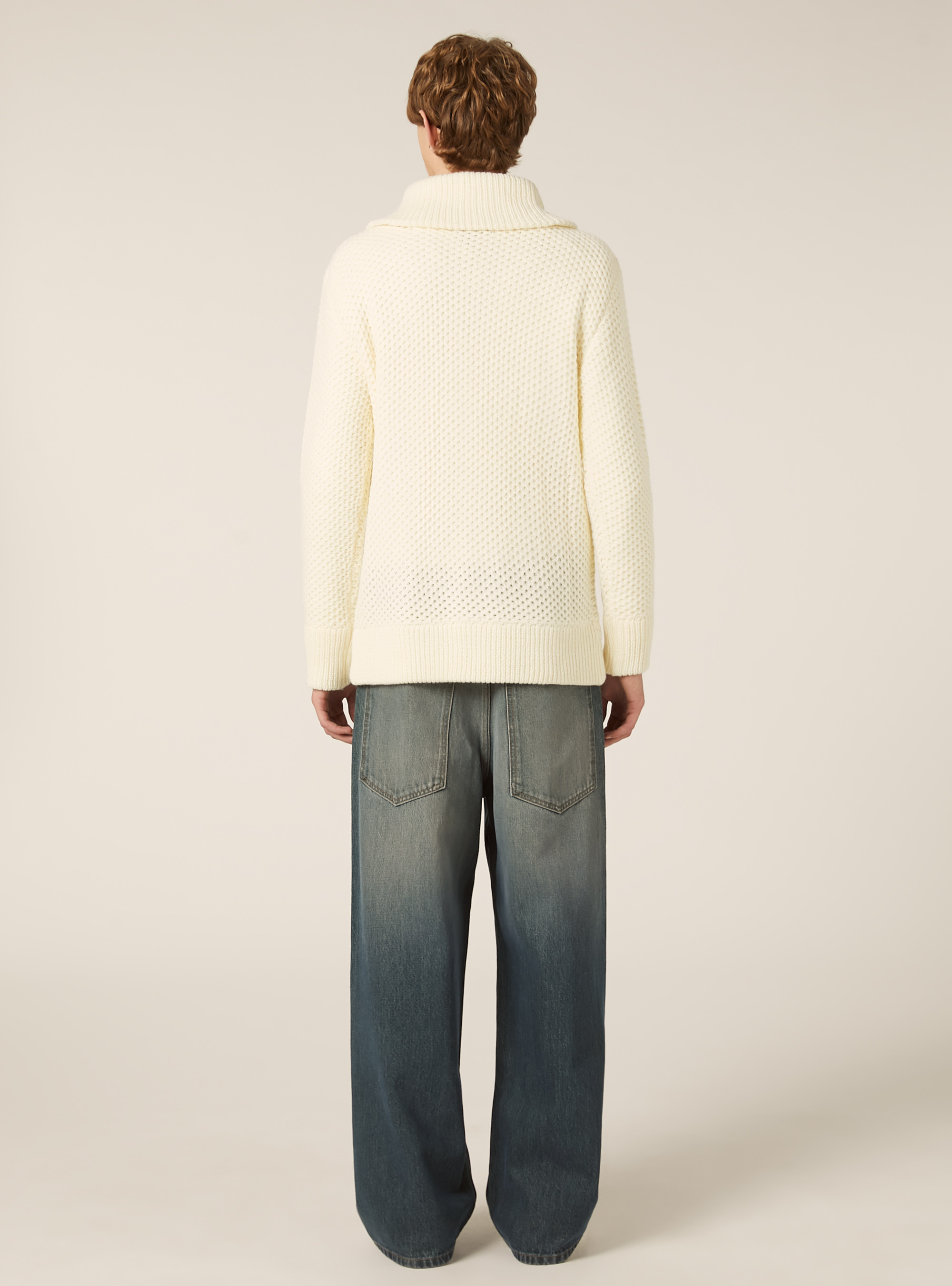 Pullover mit Polokragen, WH2 WHITE