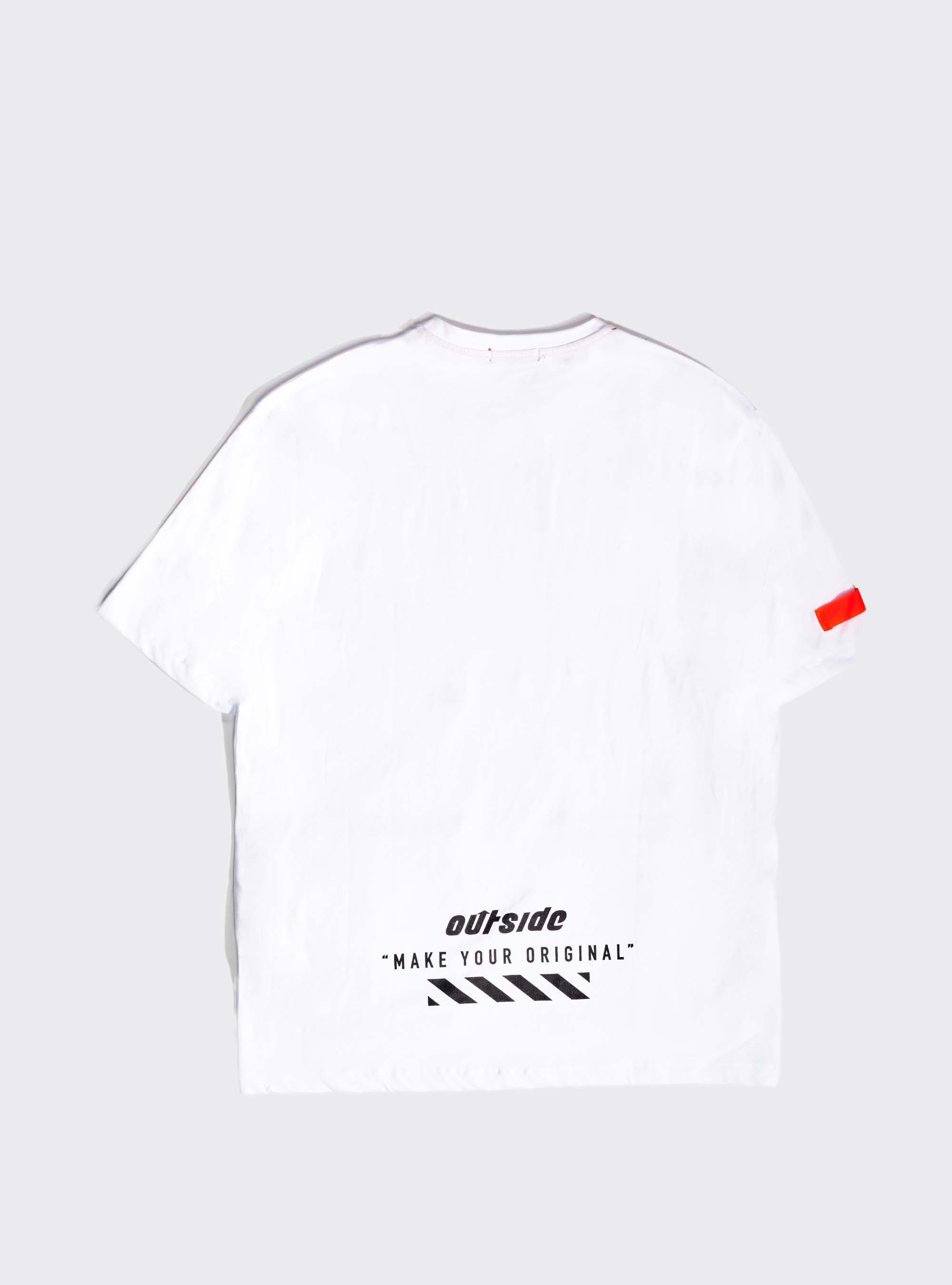 T-shirt con tasche reflective, WHITE