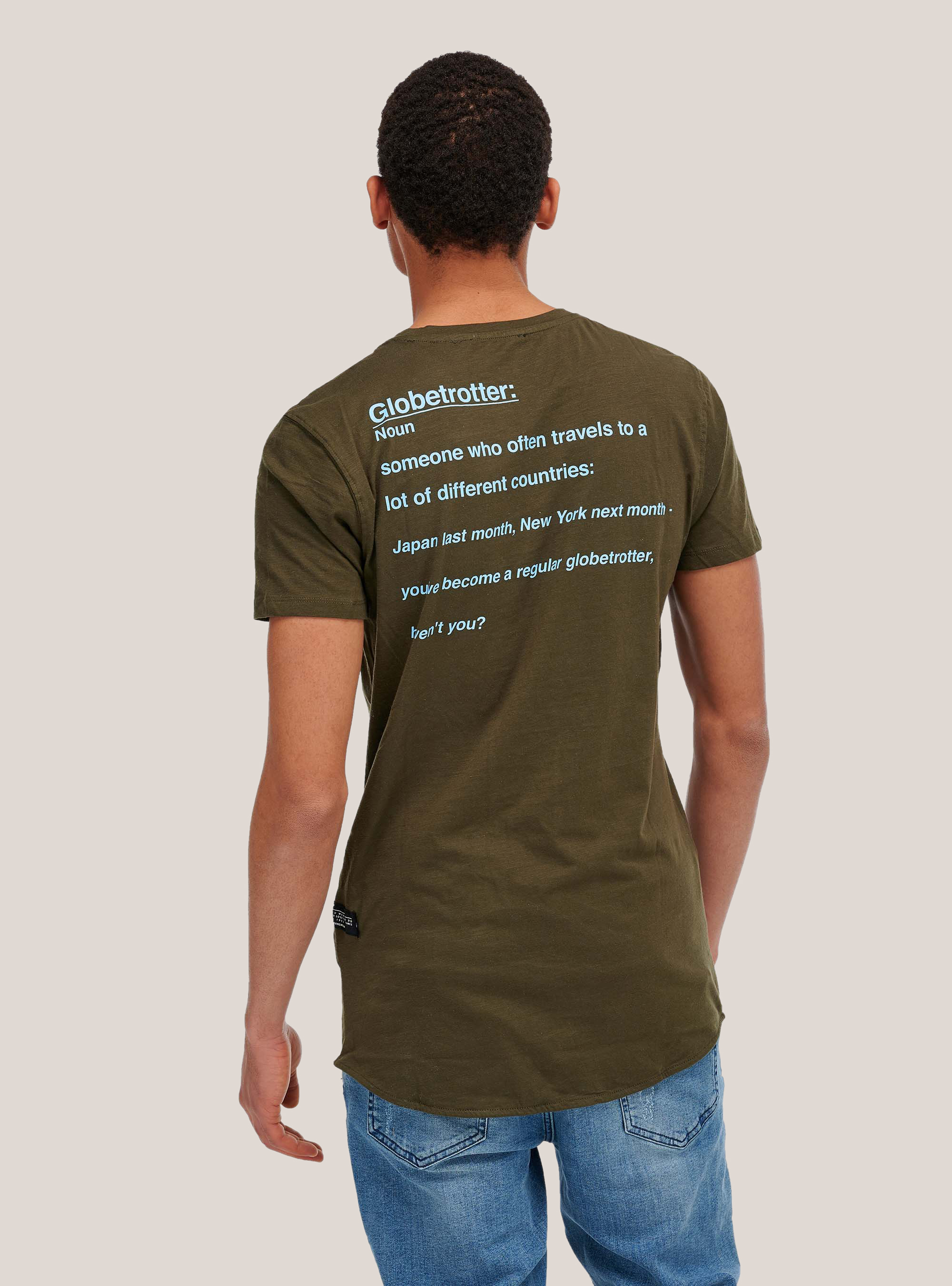 Essential oversize fit t-shirt, KAKI