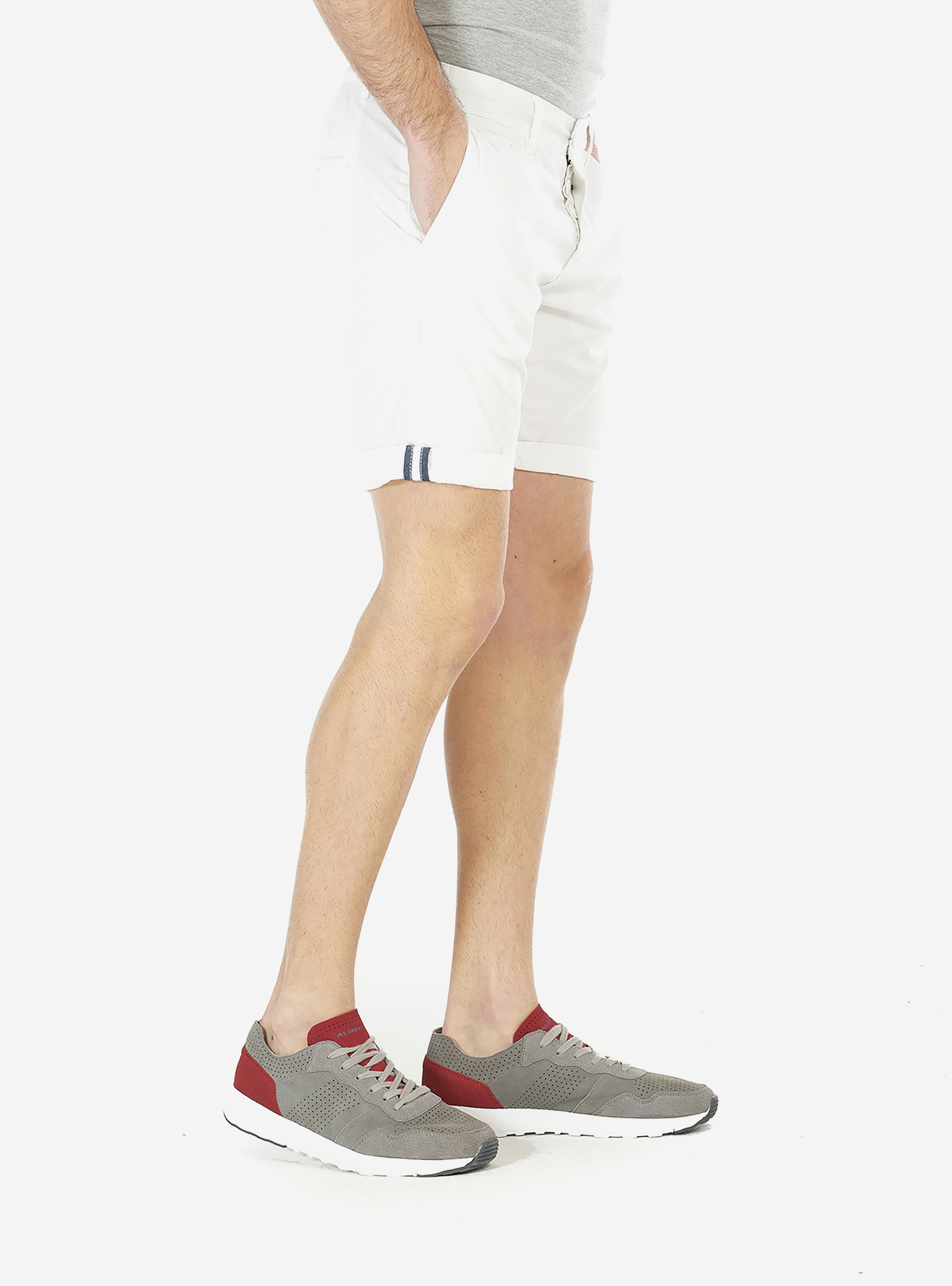 Bermuda basic in canvas, C099 WHITE