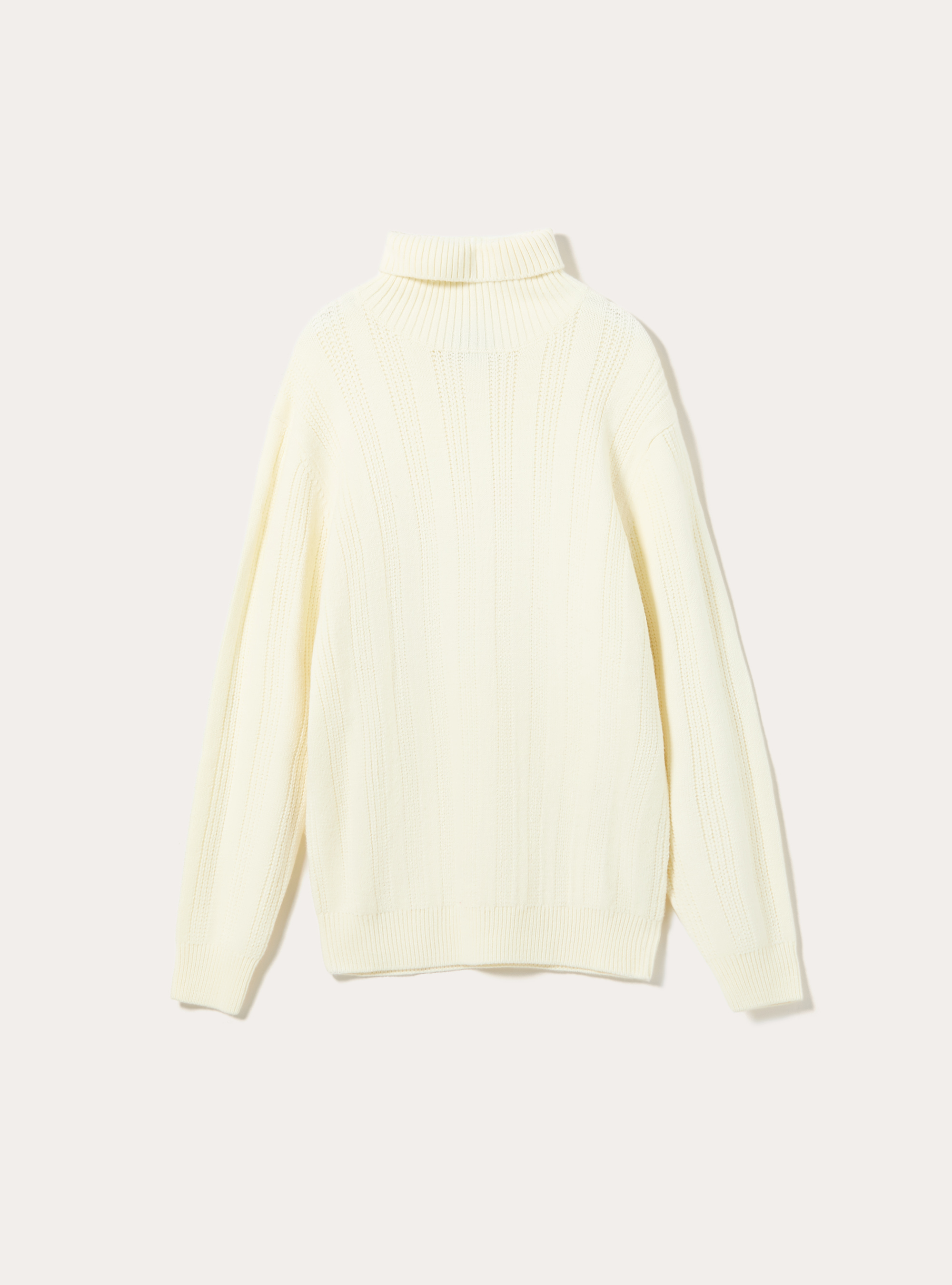 Maglione collo alto, CR3 CREAM LIGHT