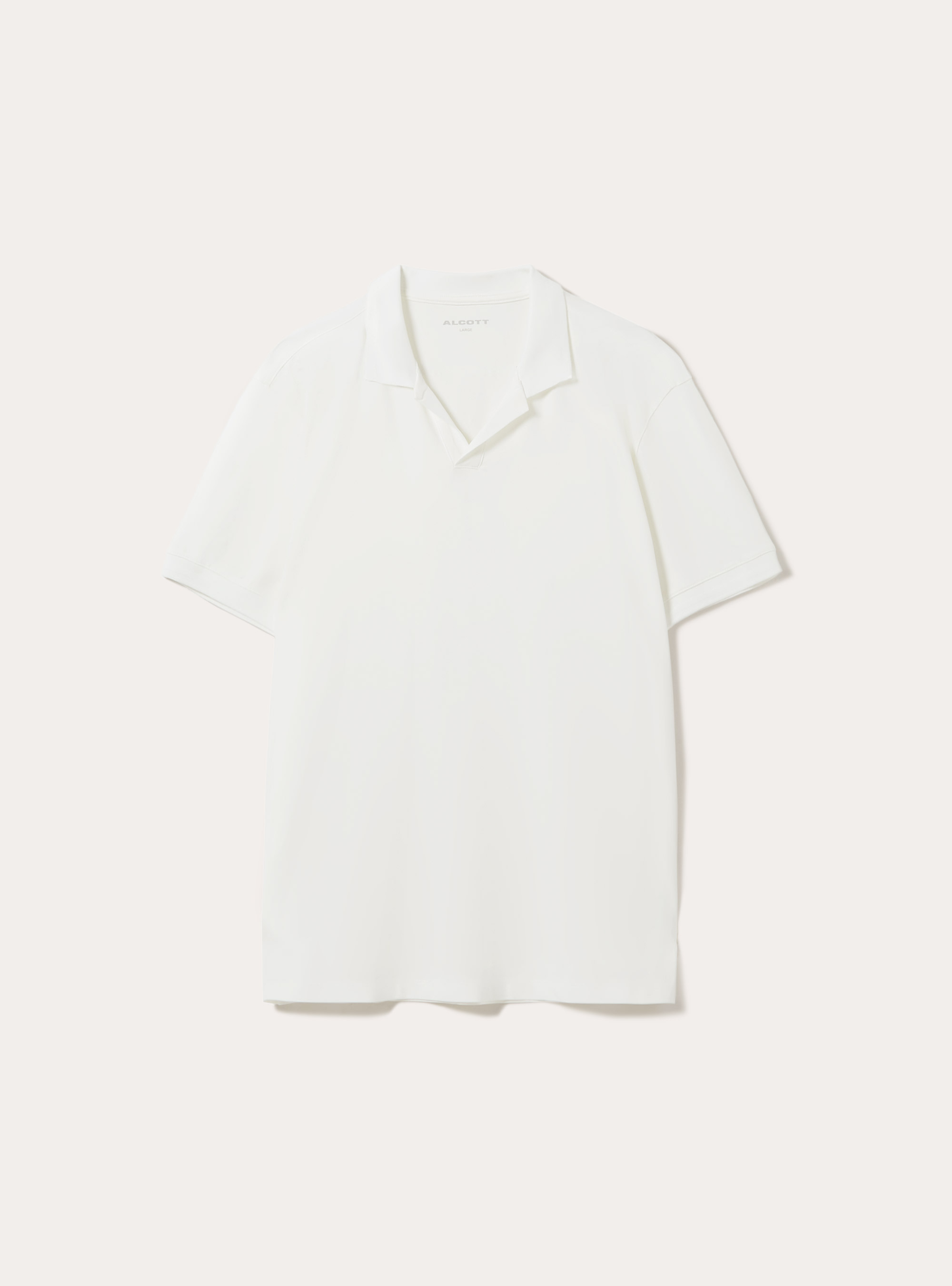 Polo in piquet aires performante  regular fit, WH1 OFF WHITE