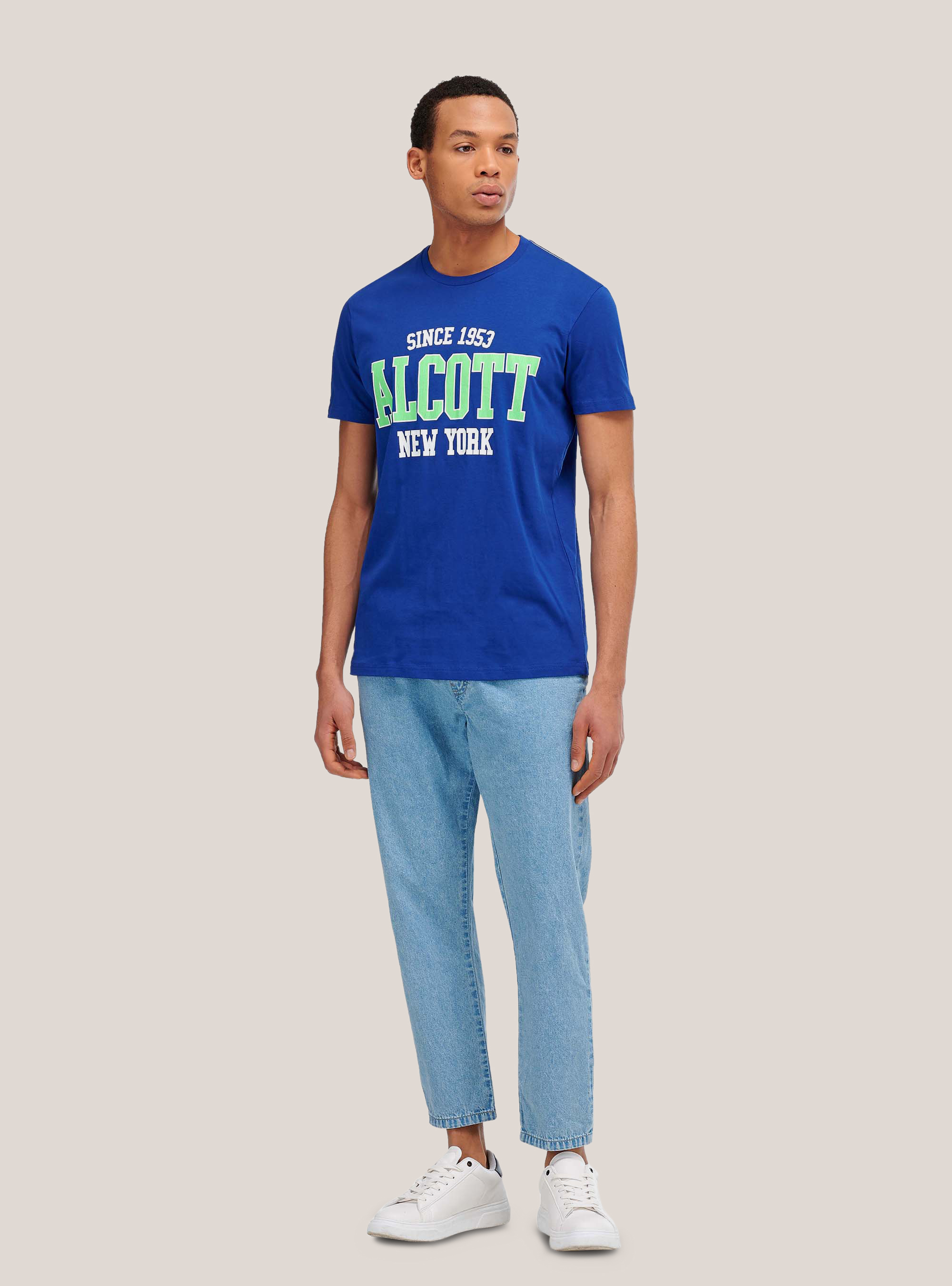 T-shirt avec logo alcott, C2227 ROYALE