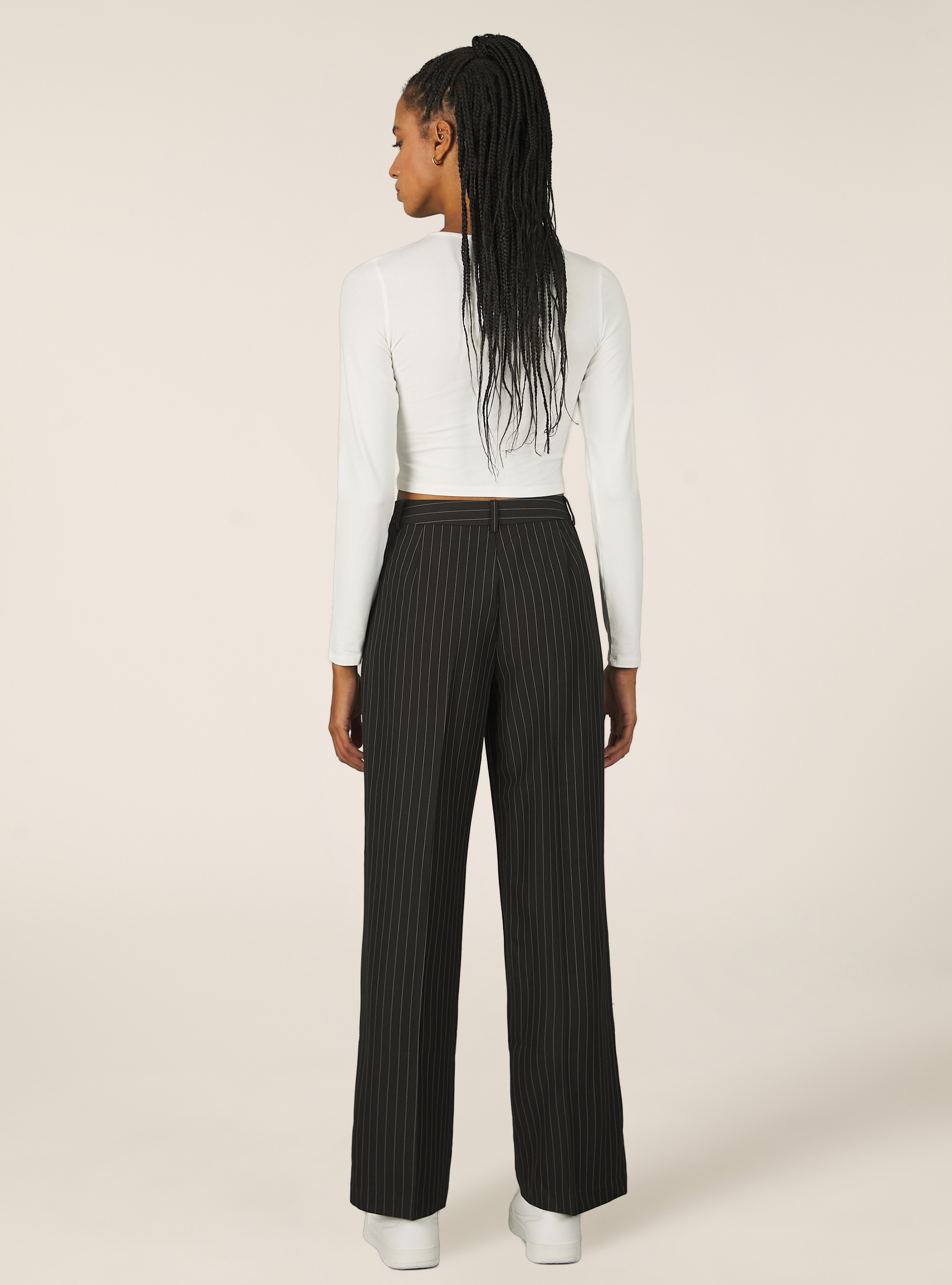 Pantaloni tailoring dritti, MULTICOLOR