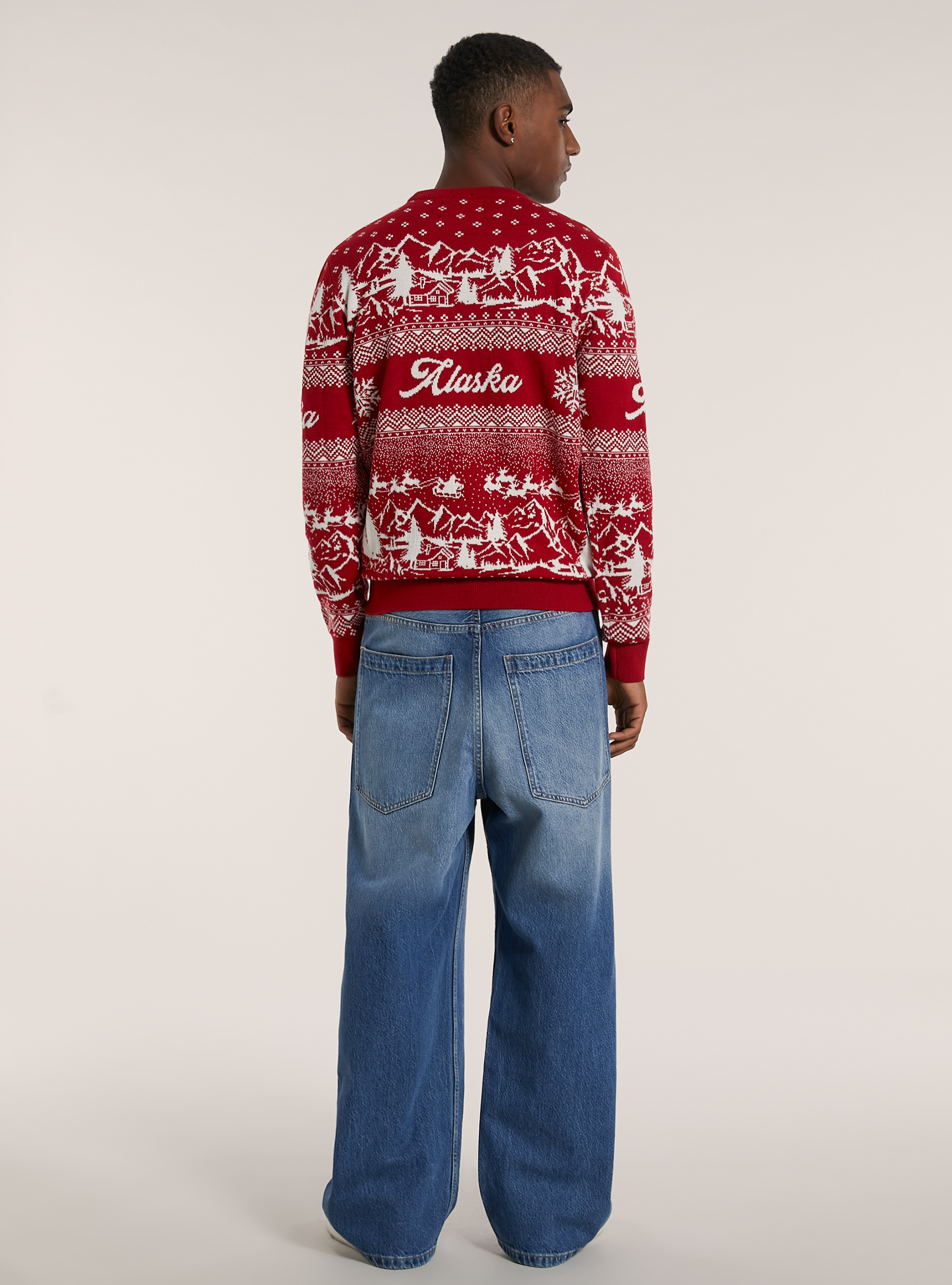 Pullover Christmas Family Collection, ROSSO