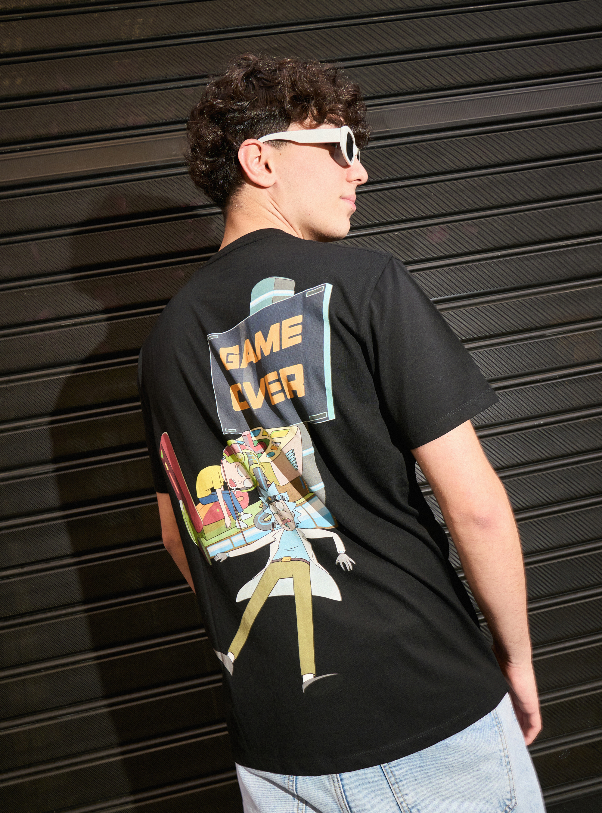 Camiseta Rick and Morty / Alcott, BK1 BLACK