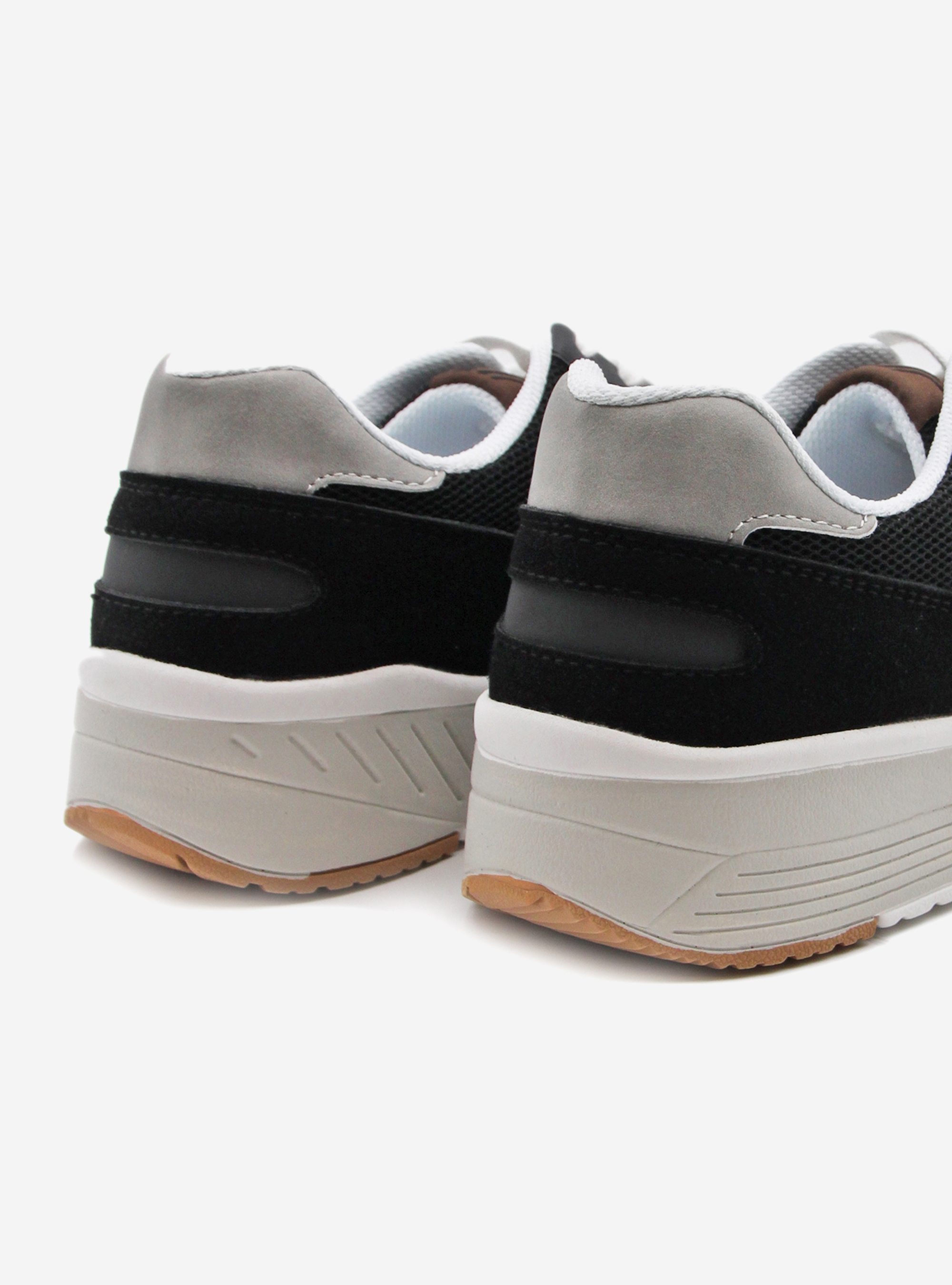 Baskets bicolores, C101 BLACK