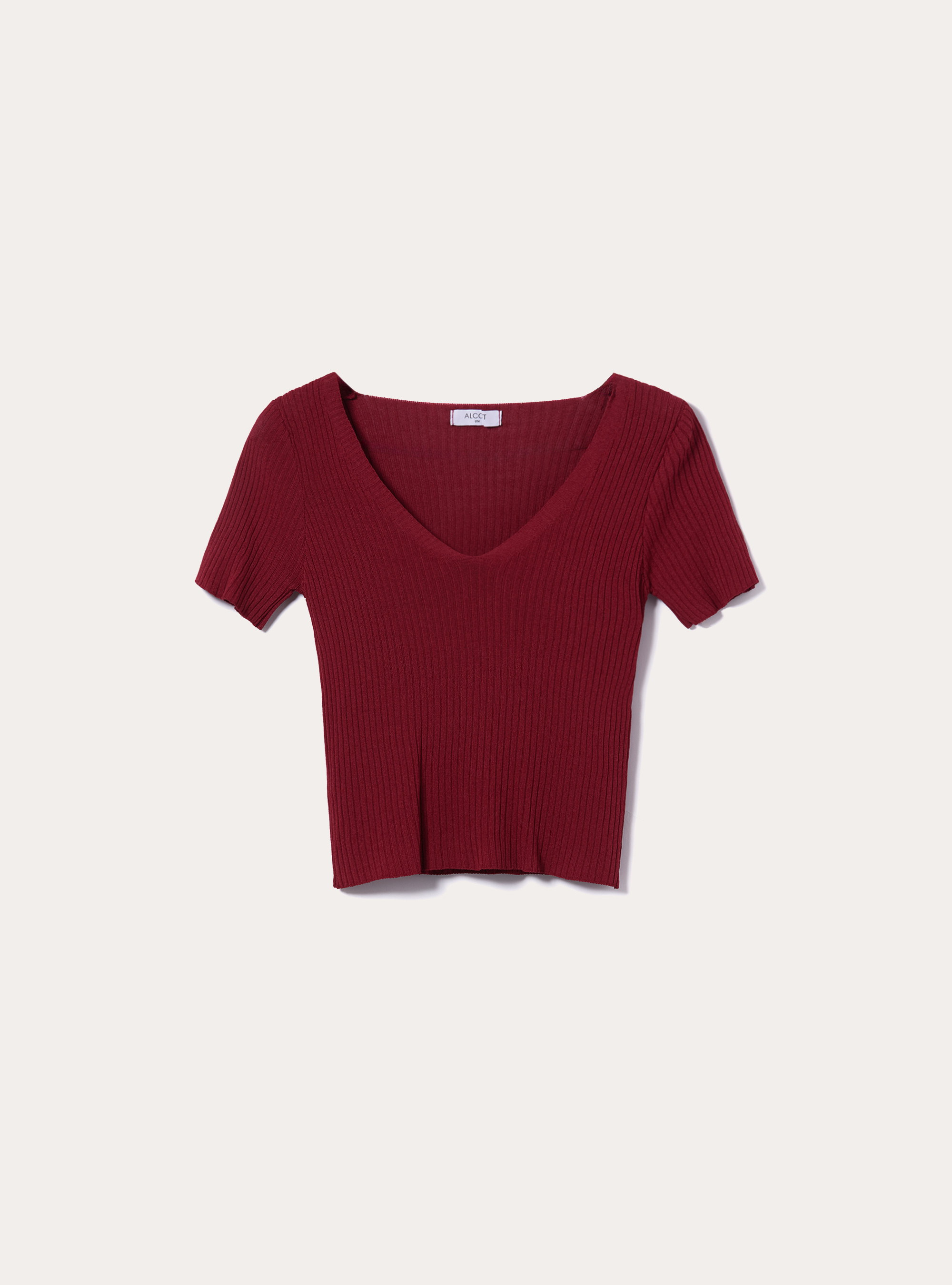 Top en tricot, BO1 BORDEAUX DARK