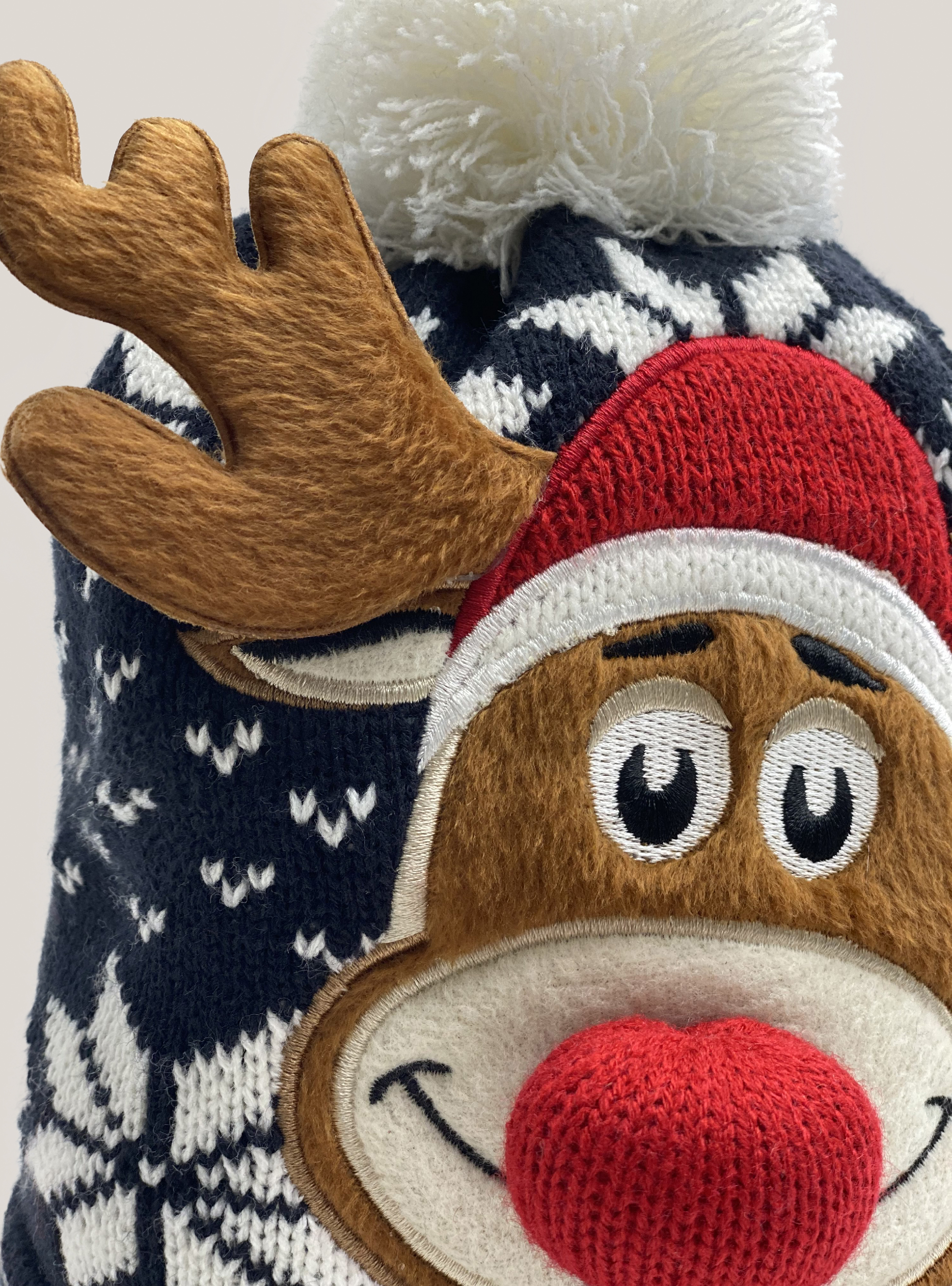 Bonnet de Noël ''mini me'' avec rennes, REIN REINDEER