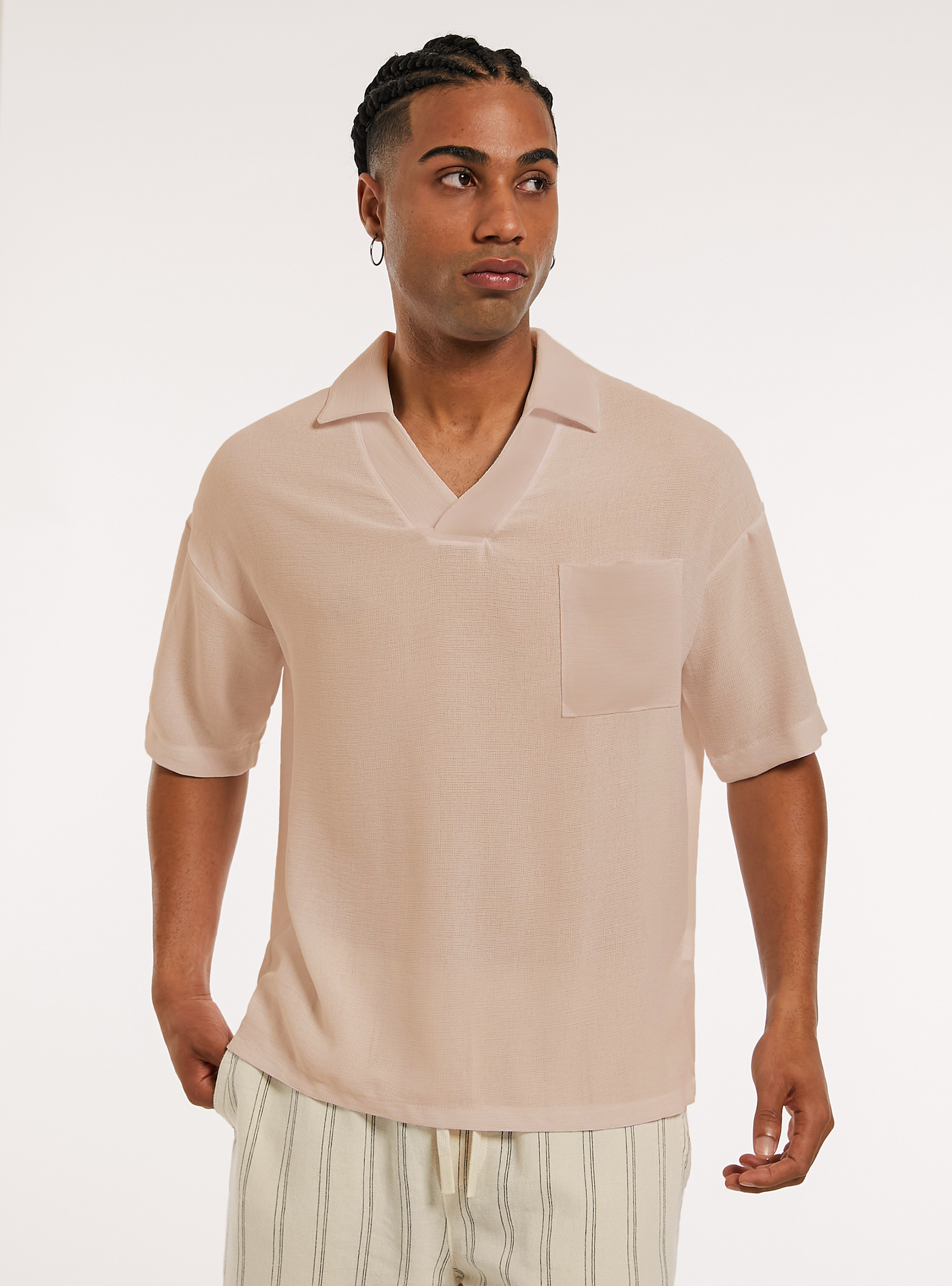 Polo con taschino, BG2 BEIGE MEDIUM