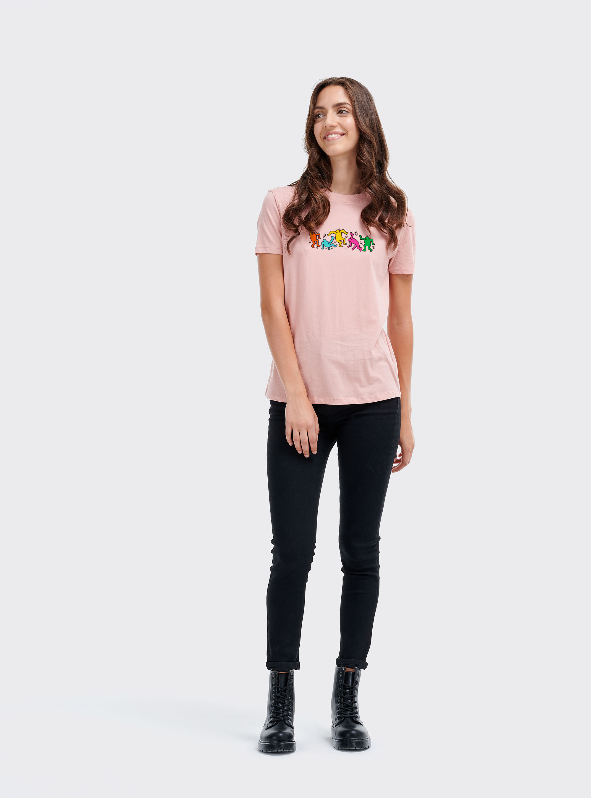 Maglietta Keith Haring x Alcott, C5513 PINK
