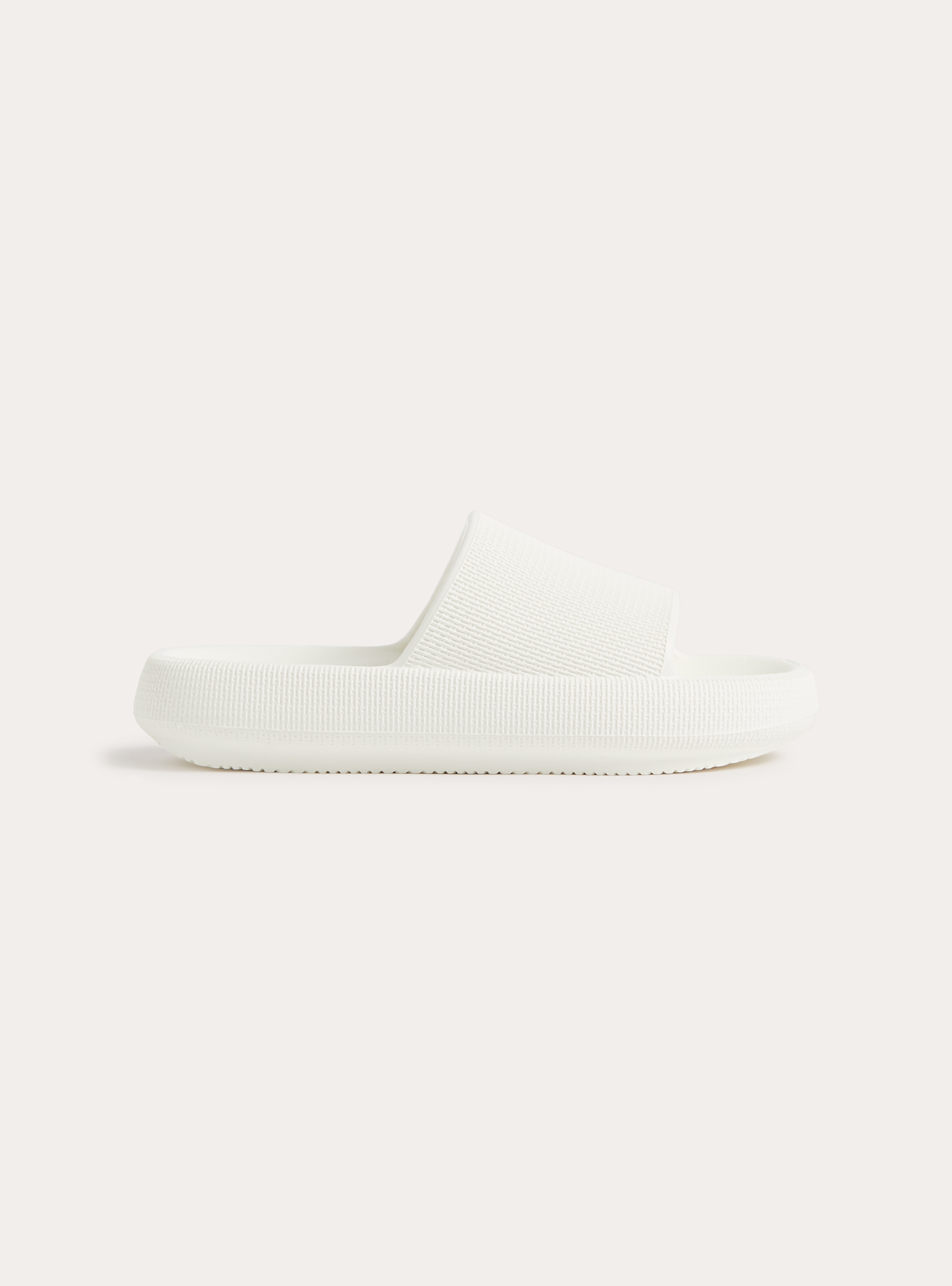 Sandali a fascia in gomma, WH1 OFF WHITE