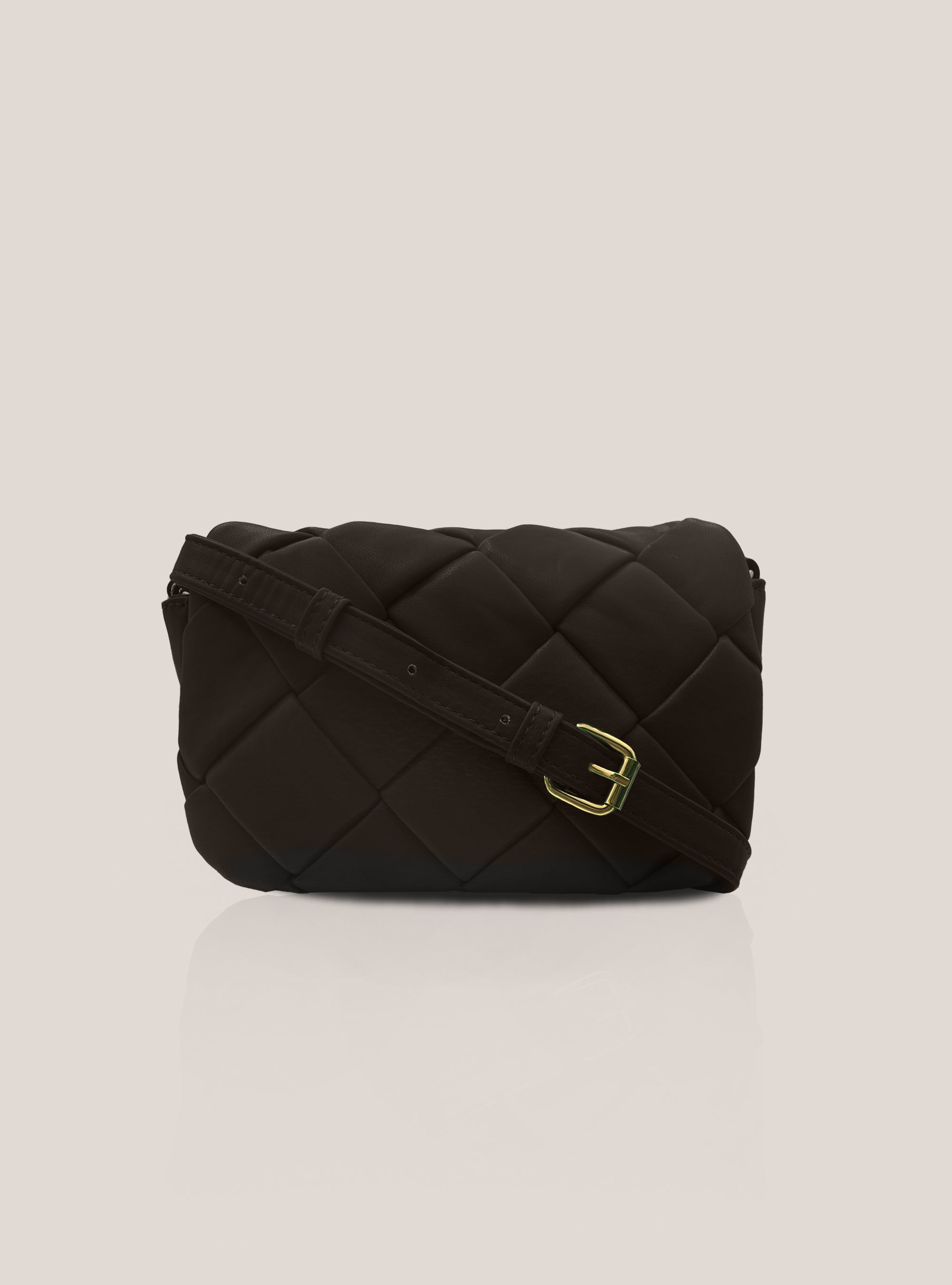 Borsa mini trapuntata, BK1 BLACK