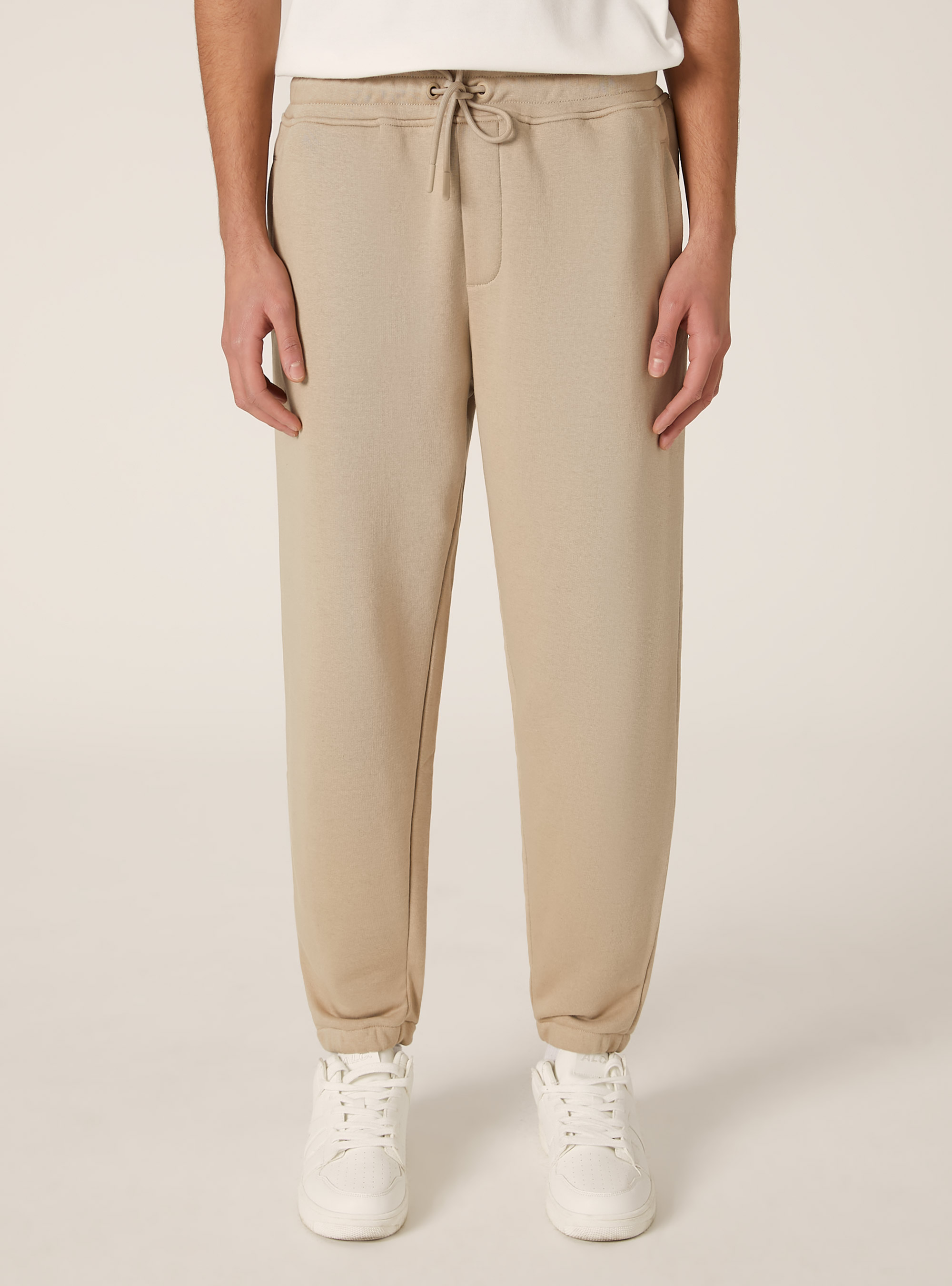 Plush jogger trousers, BG2 BEIGE MEDIUM
