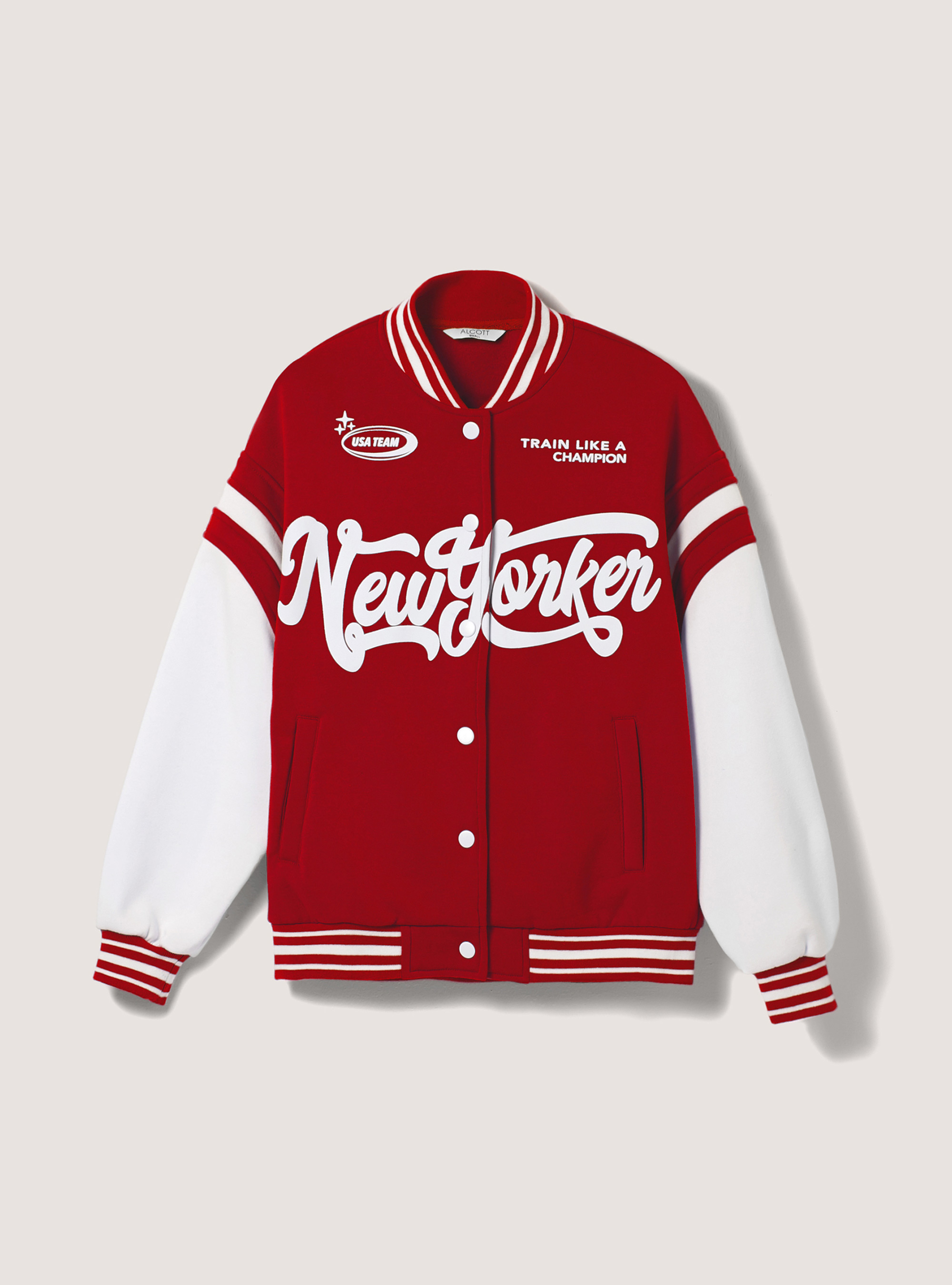 College Bomber Jacket with print