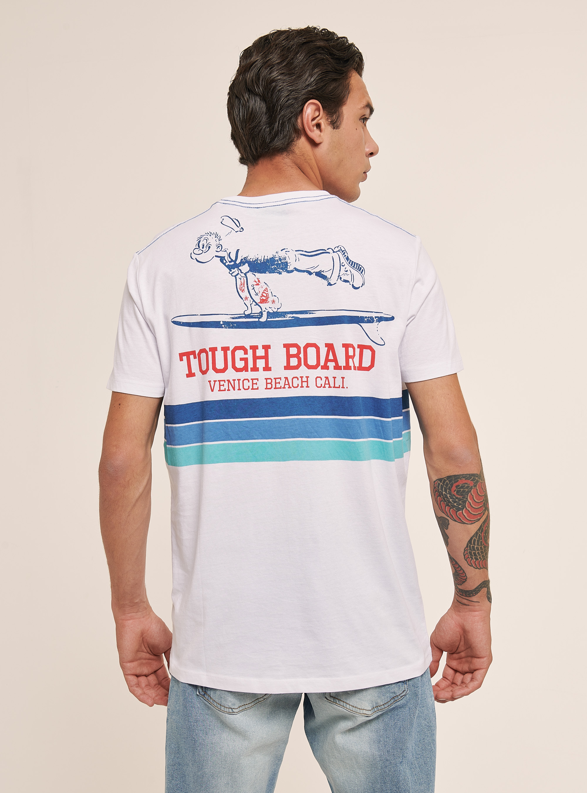 Popeye x Alcott T-shirt, WHITE