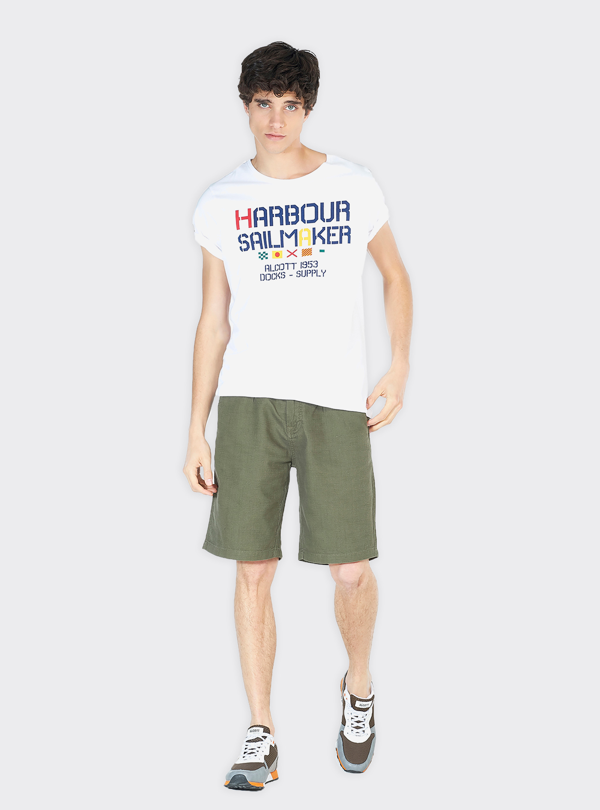 Bermuda in canvas, C6608 KAKY