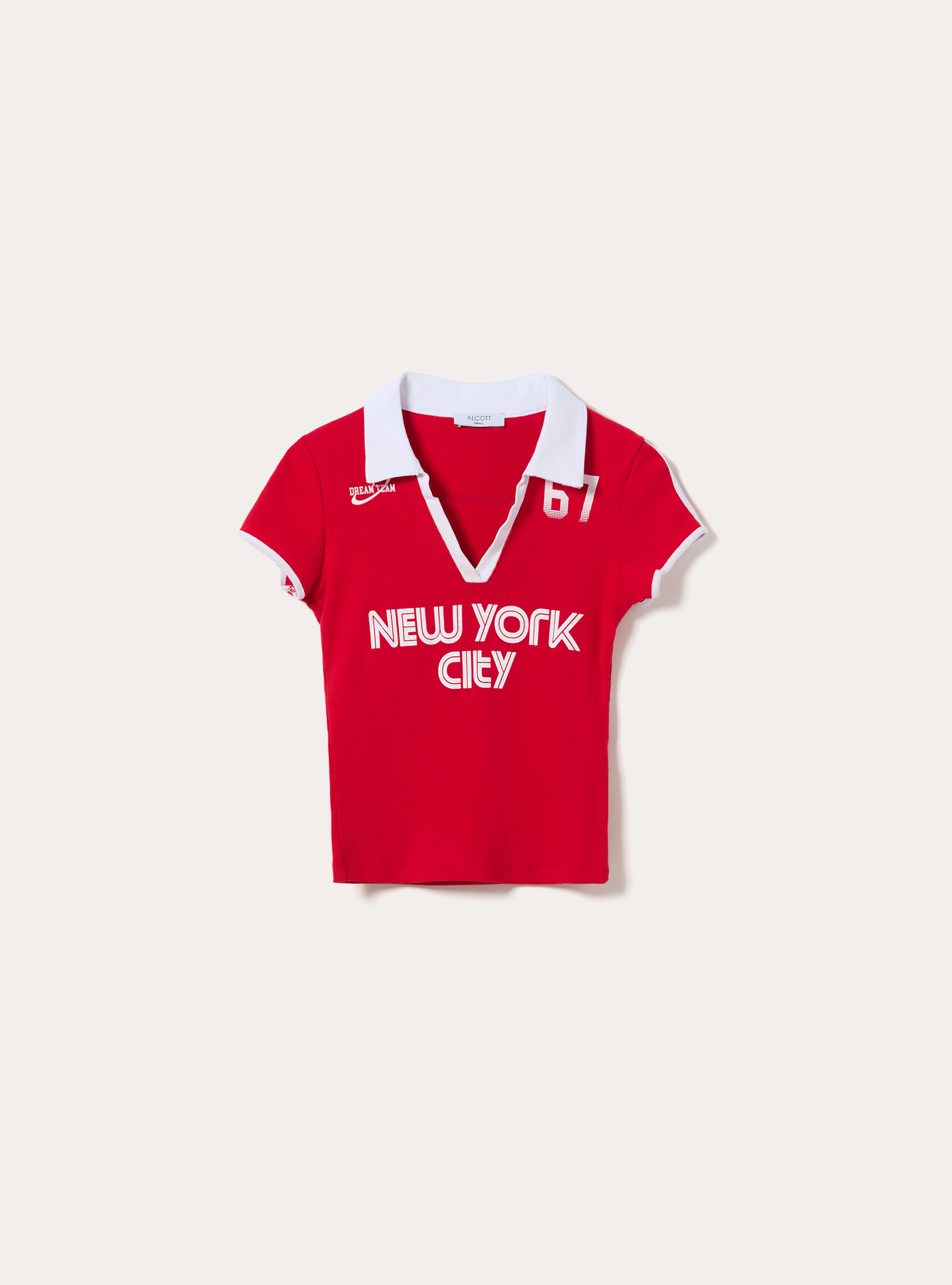 Maglia polo stampata, RD2 RED MEDIUM