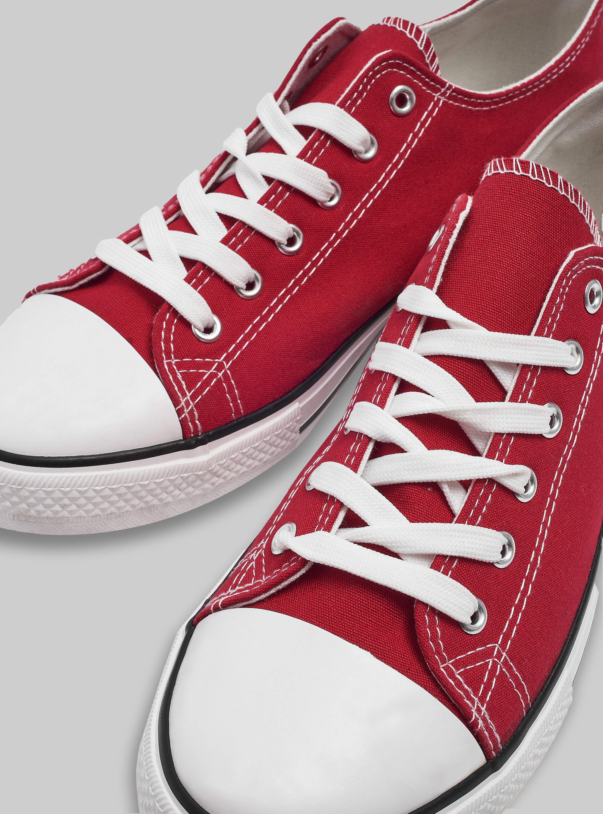 Sneakers bassa in tela, RED