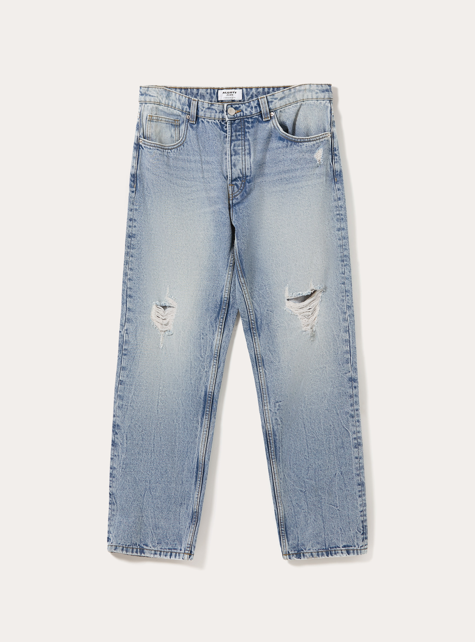 Jeans straight fit, D004 MEDIUM LIGHT BLUE