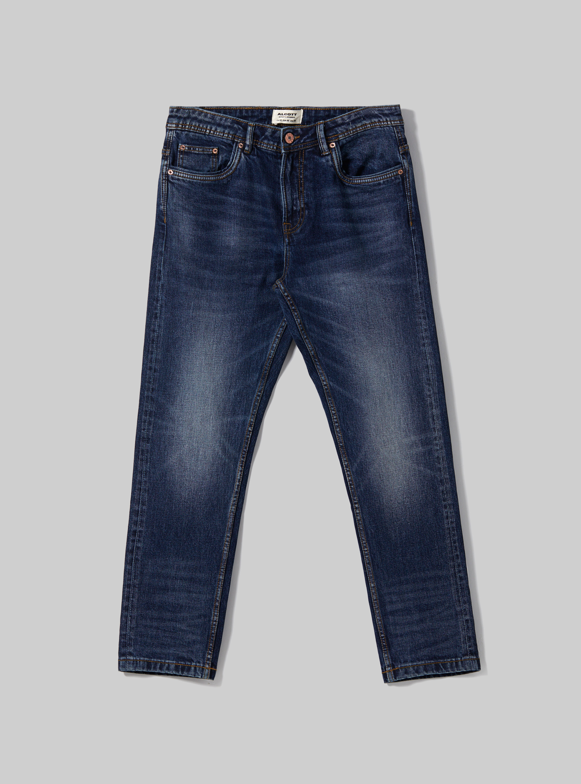 Vaqueros slim fit, D001 DEEP BLUE
