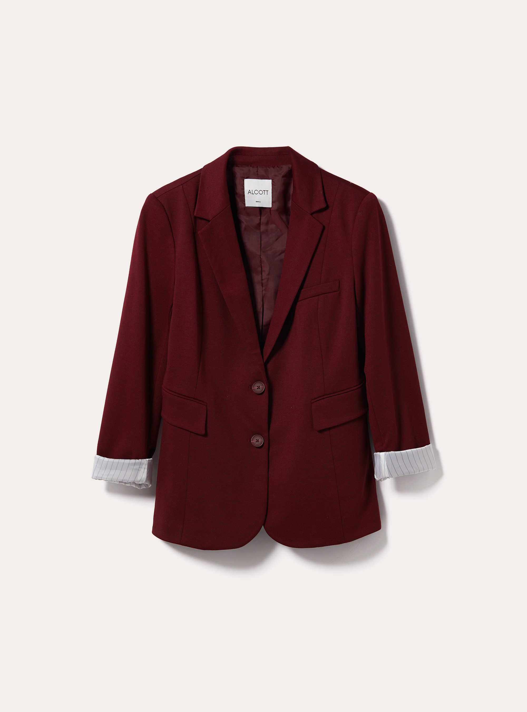 Jersey blazer, BO1 BORDEAUX DARK
