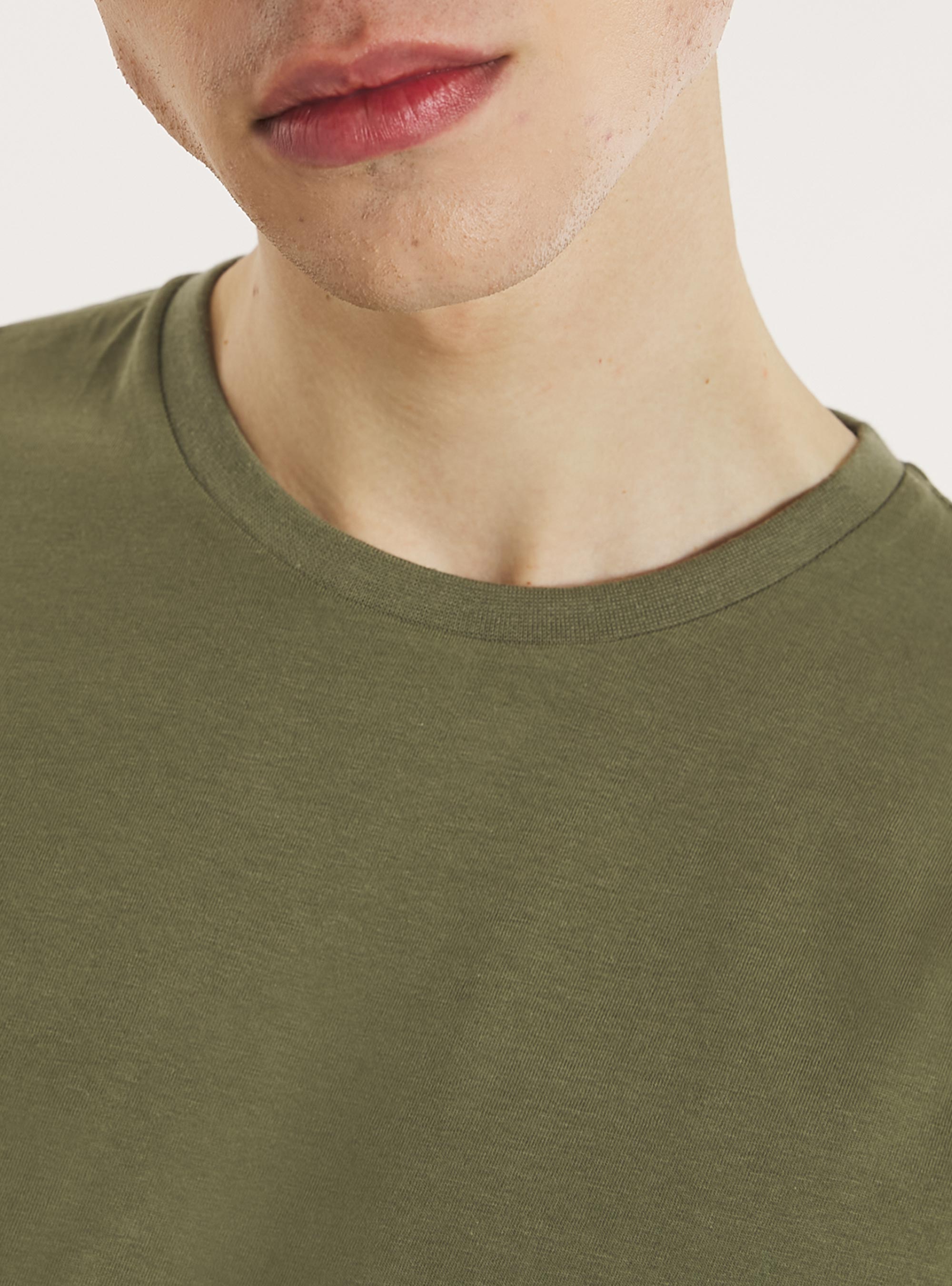 Crew-neck cotton T-shirt, KY2 KAKY MEDIUM