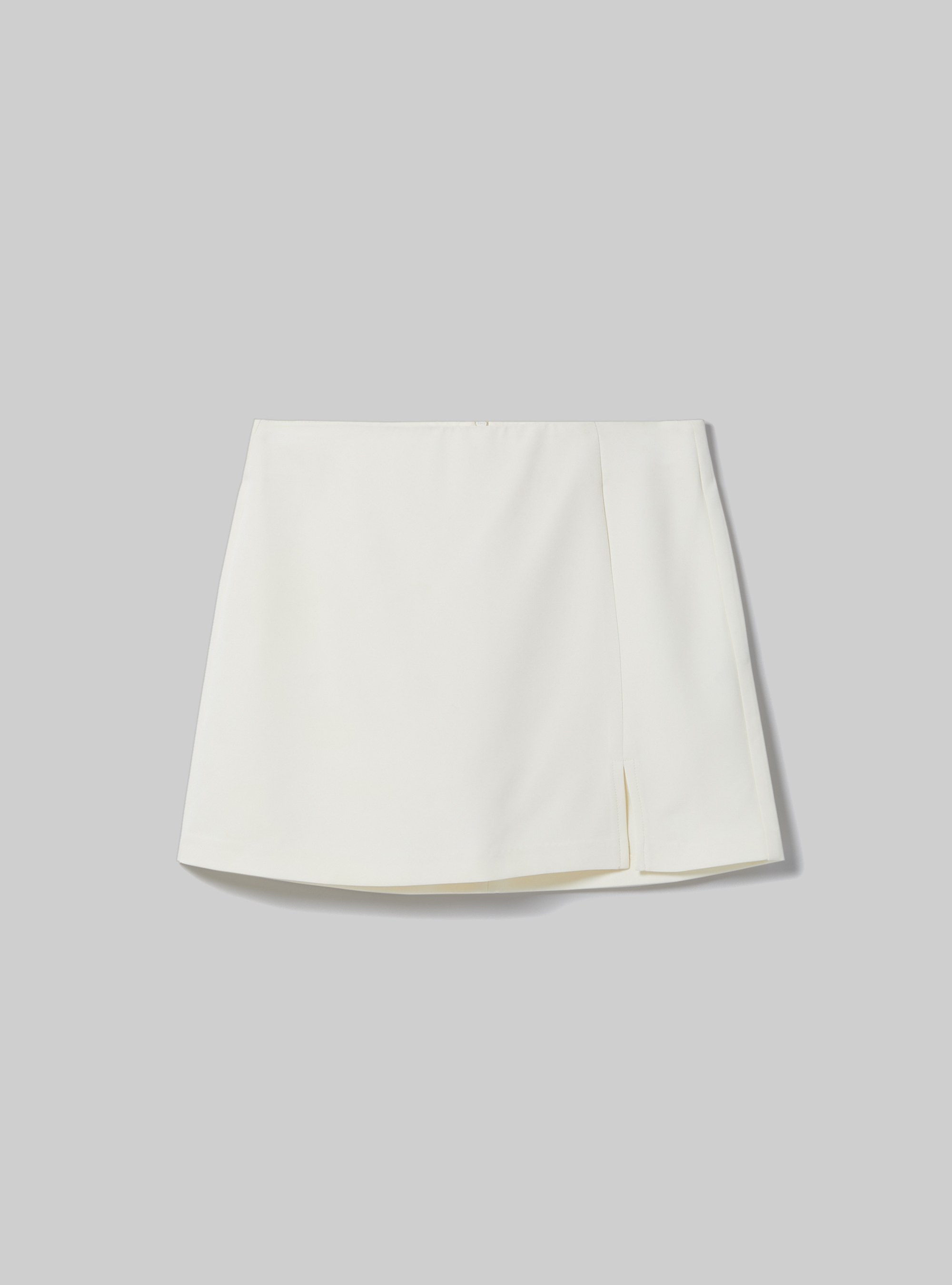 Mini-jupe avec fente lat&eacute;rale, WH1 OFF WHITE