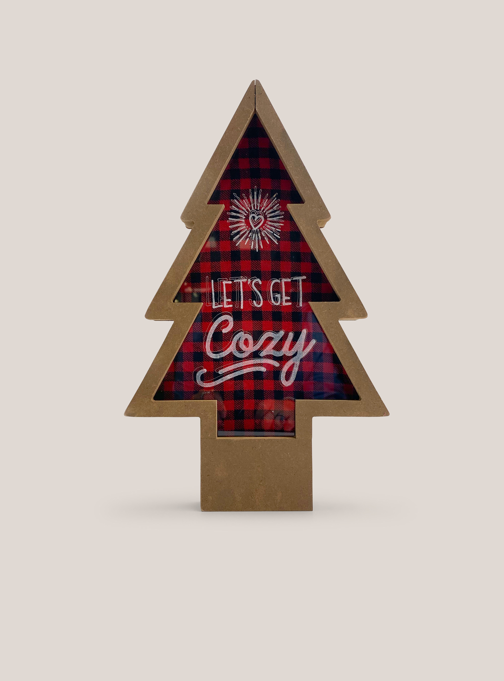 Quadro a forma di albero di Natale, ÚNICO