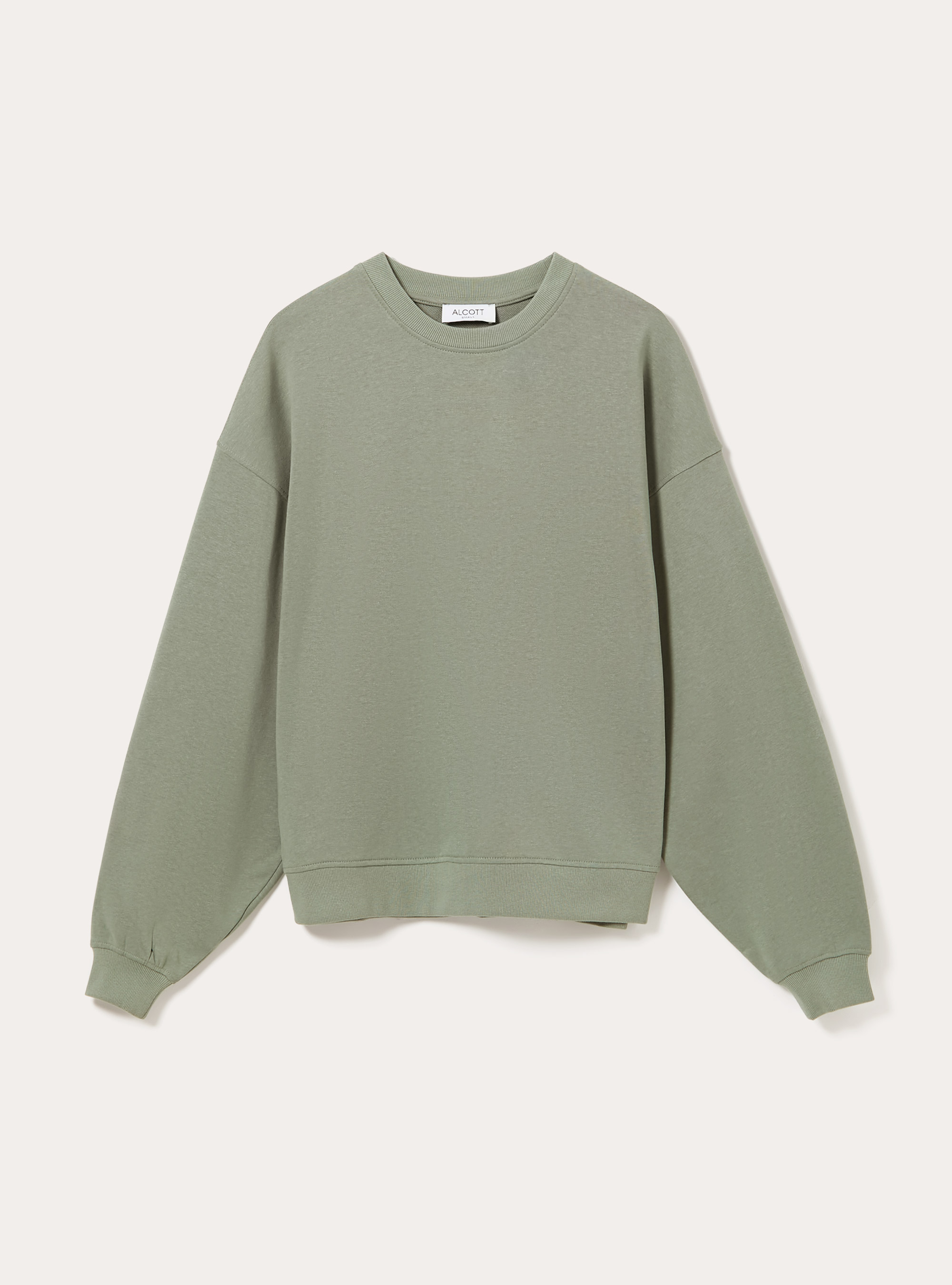 Sweat à col ras du cou en coton uni, KY3 KAKY LIGHT