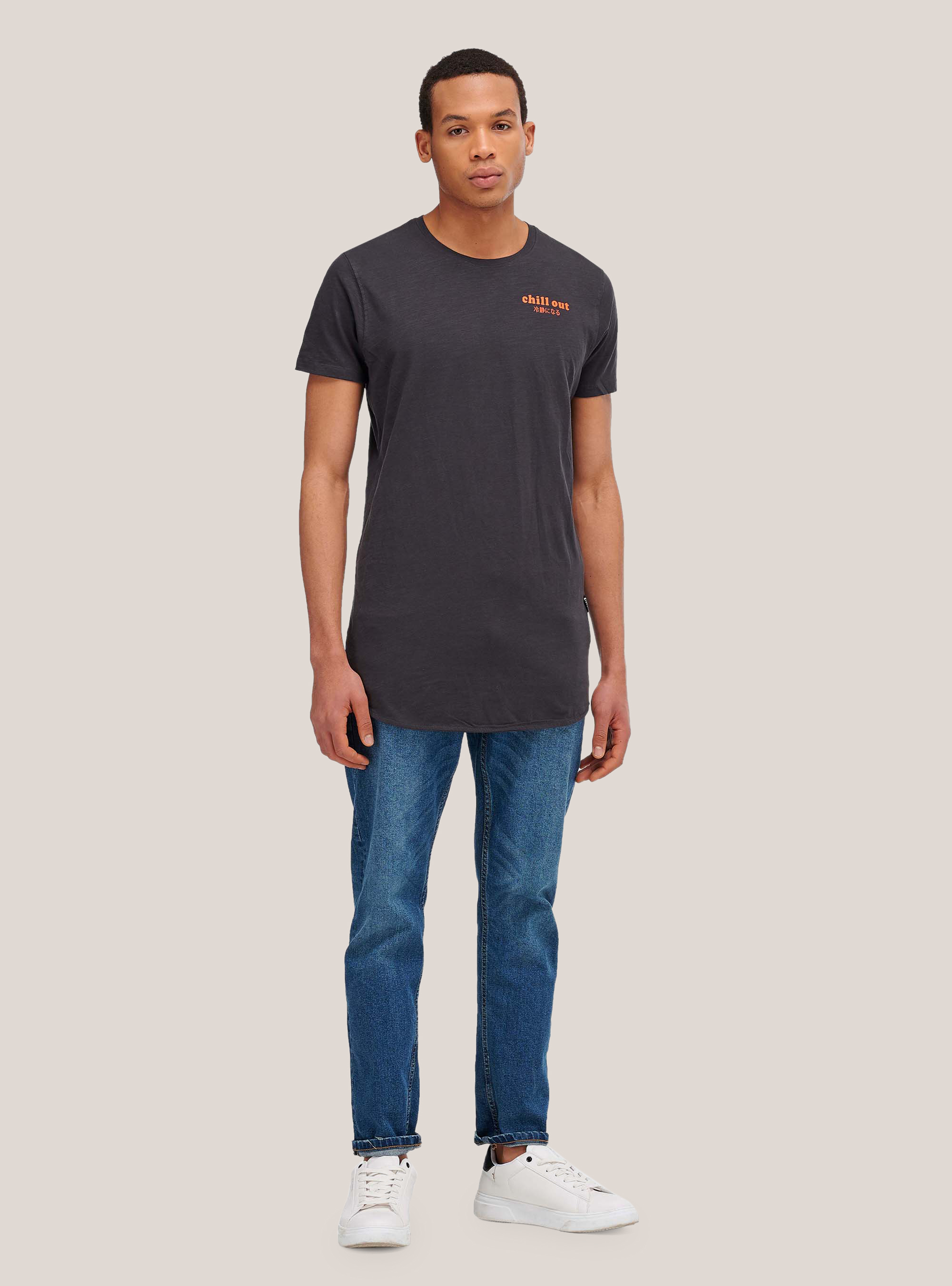 Essential oversize fit t-shirt, BLACK