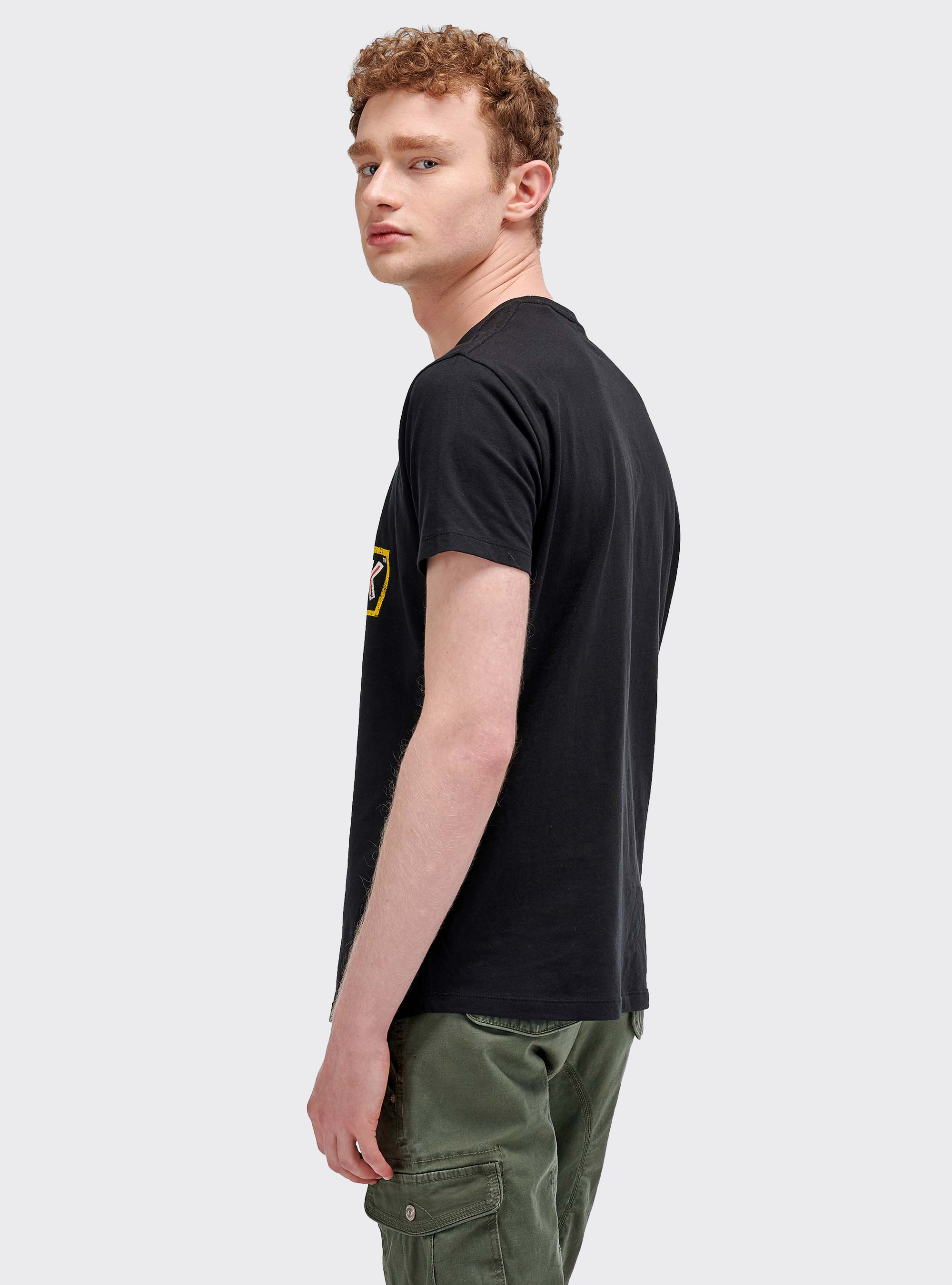 T-shirt Jurassic Park, NEGRO