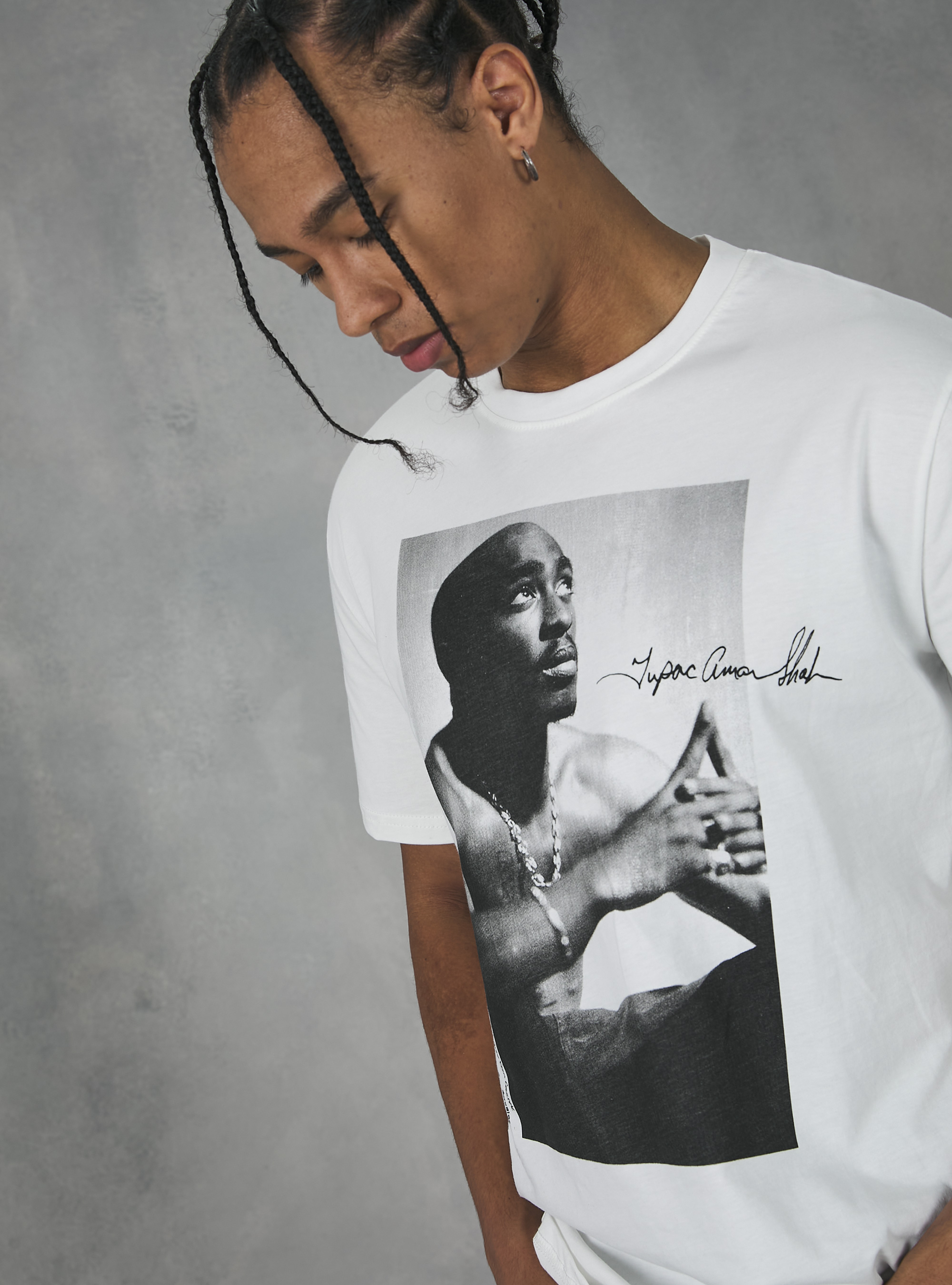 Tupac / Alcott t-shirt, WH1 OFF WHITE
