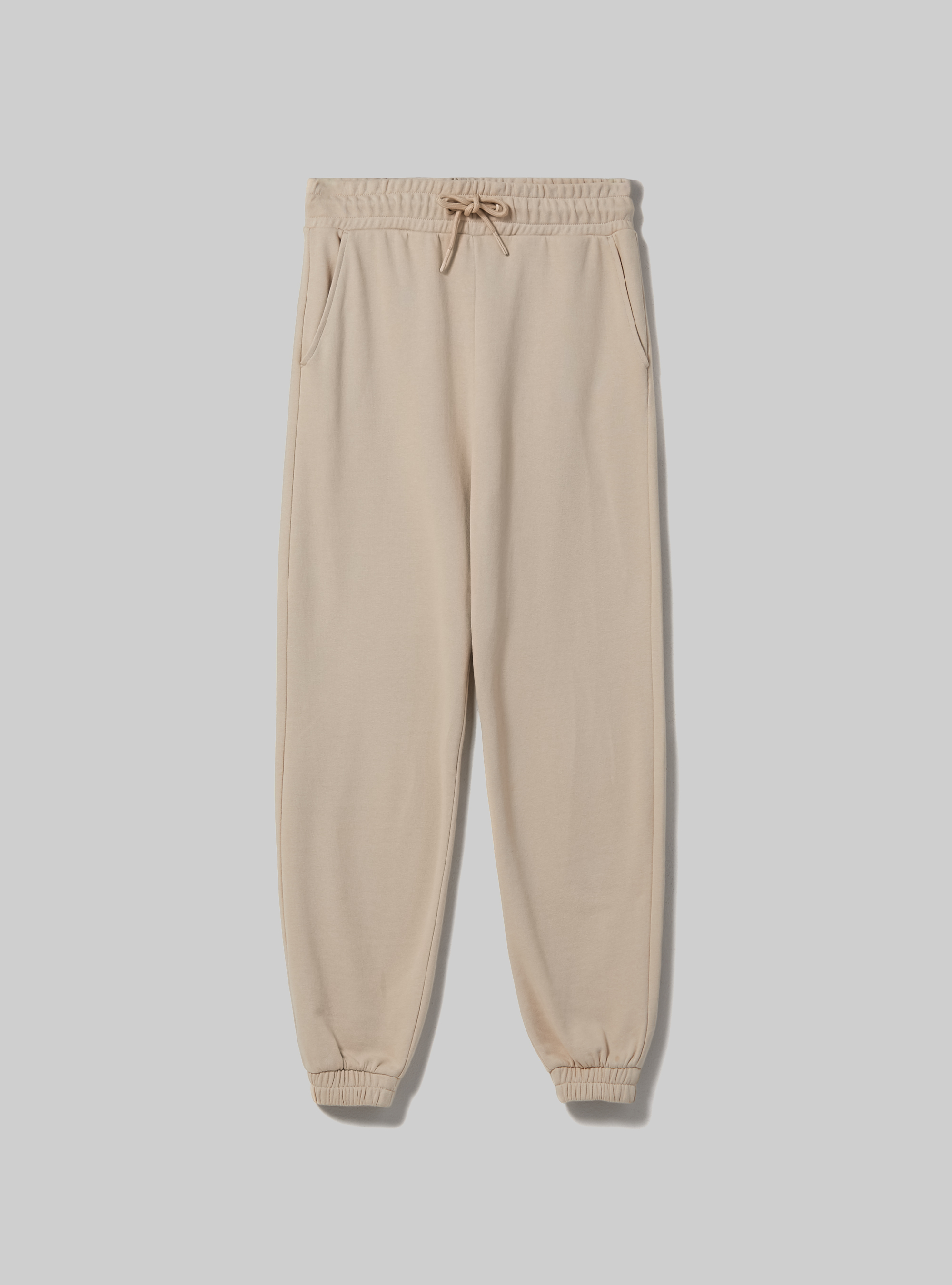 Plush jogger trousers, BG3 BEIGE LIGHT