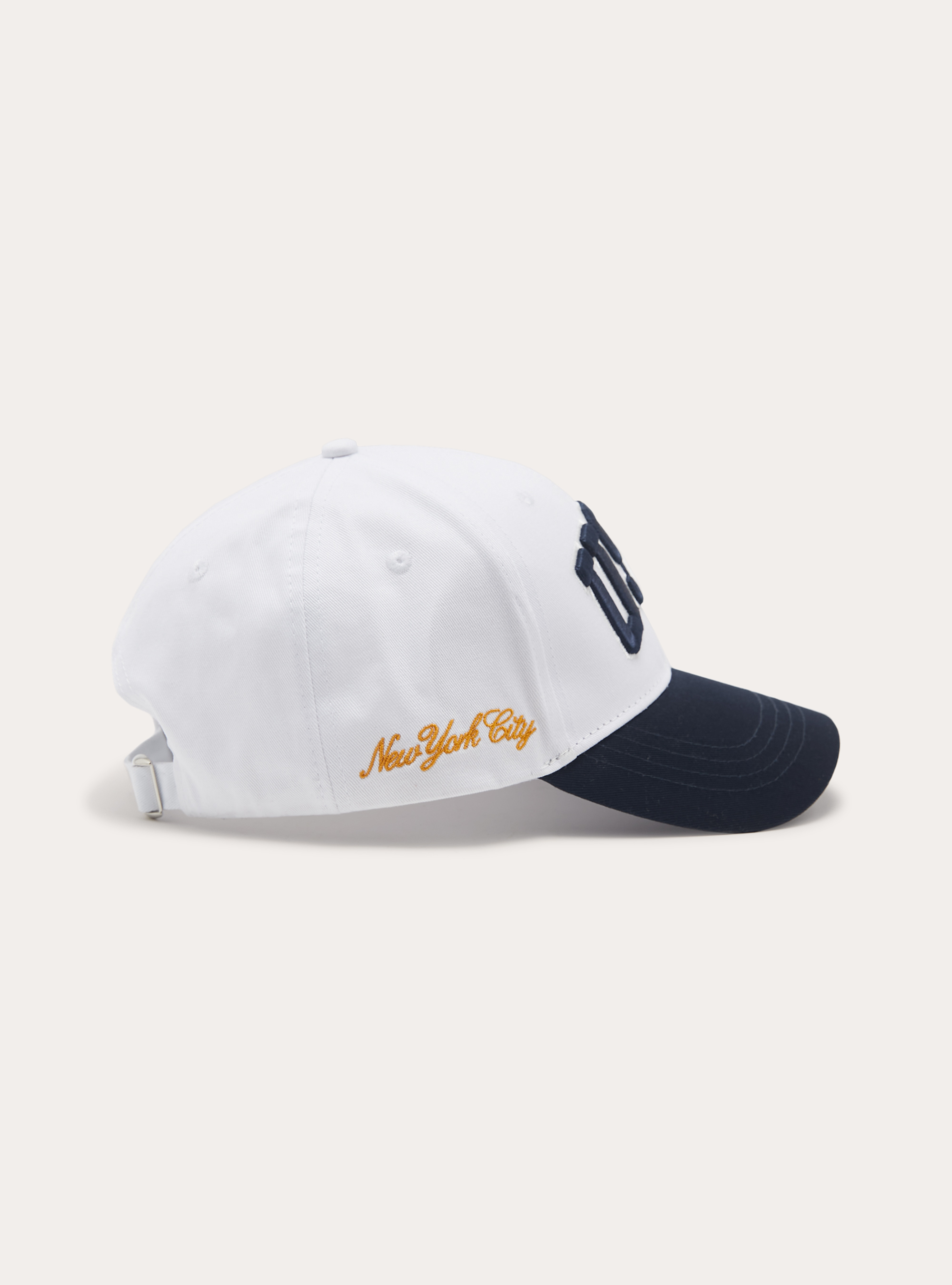 Cappello con patch, WH2 WHITE