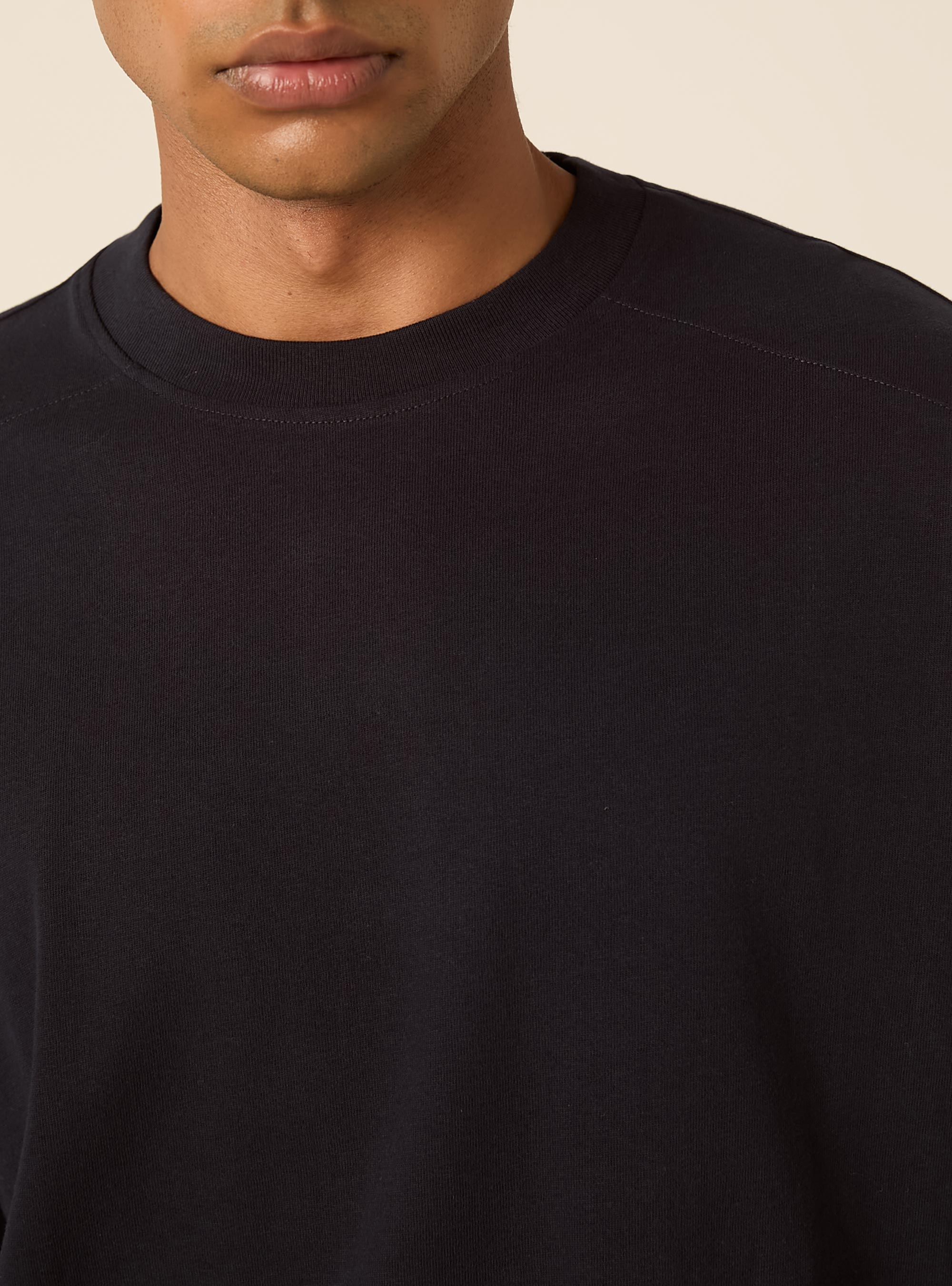 T-shirt boxy fit con tagli sulle spalle, NA1 NAVY DARK