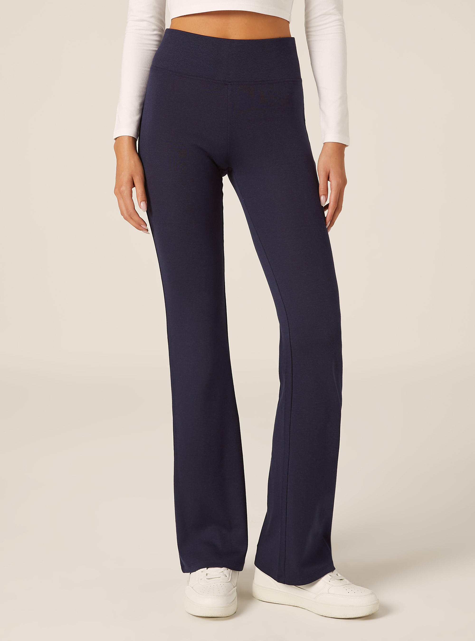 Flared leggings, NA2 NAVY MEDIUM