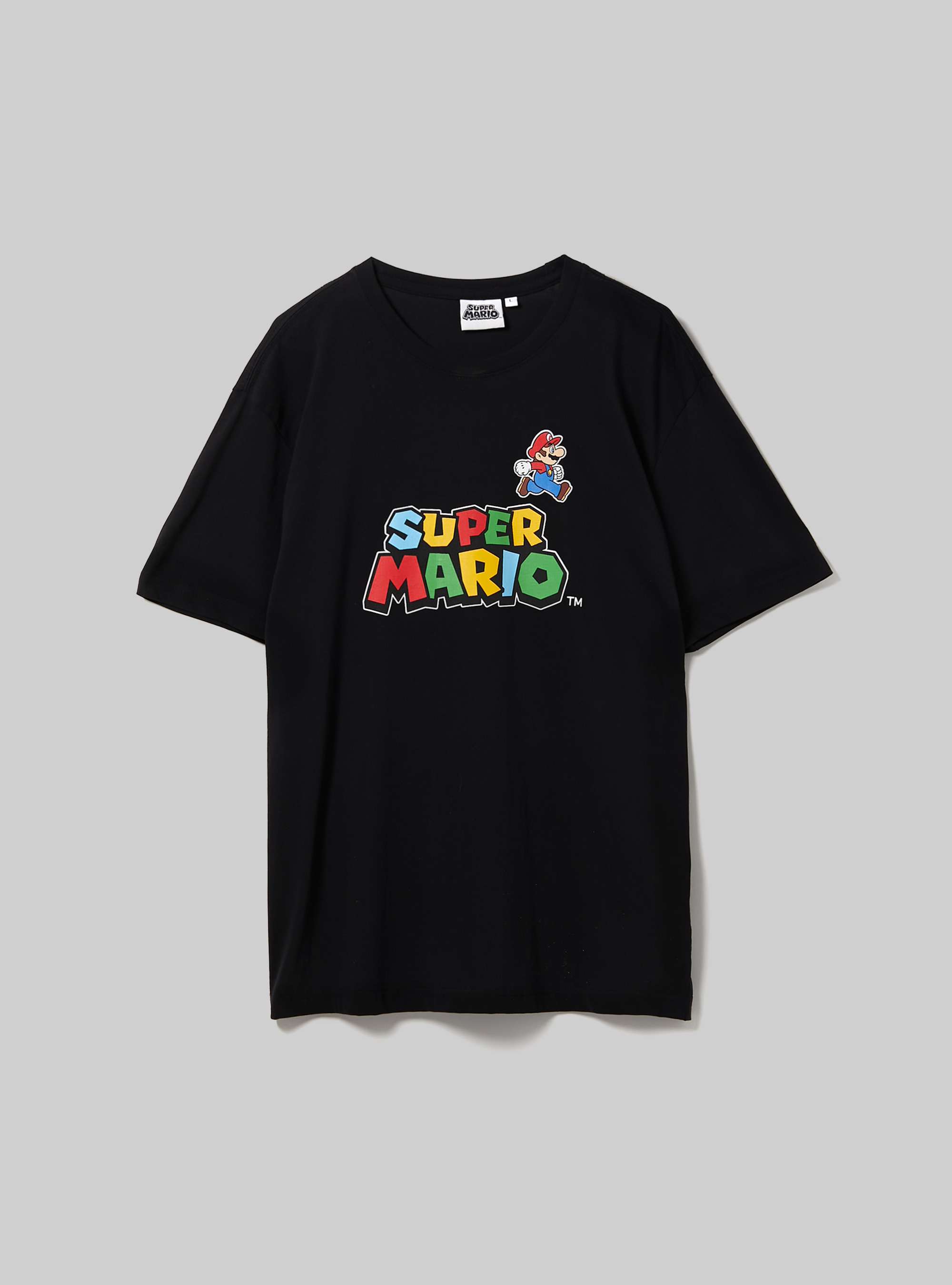 Super Mario / Alcott T-shirt, BK1 BLACK