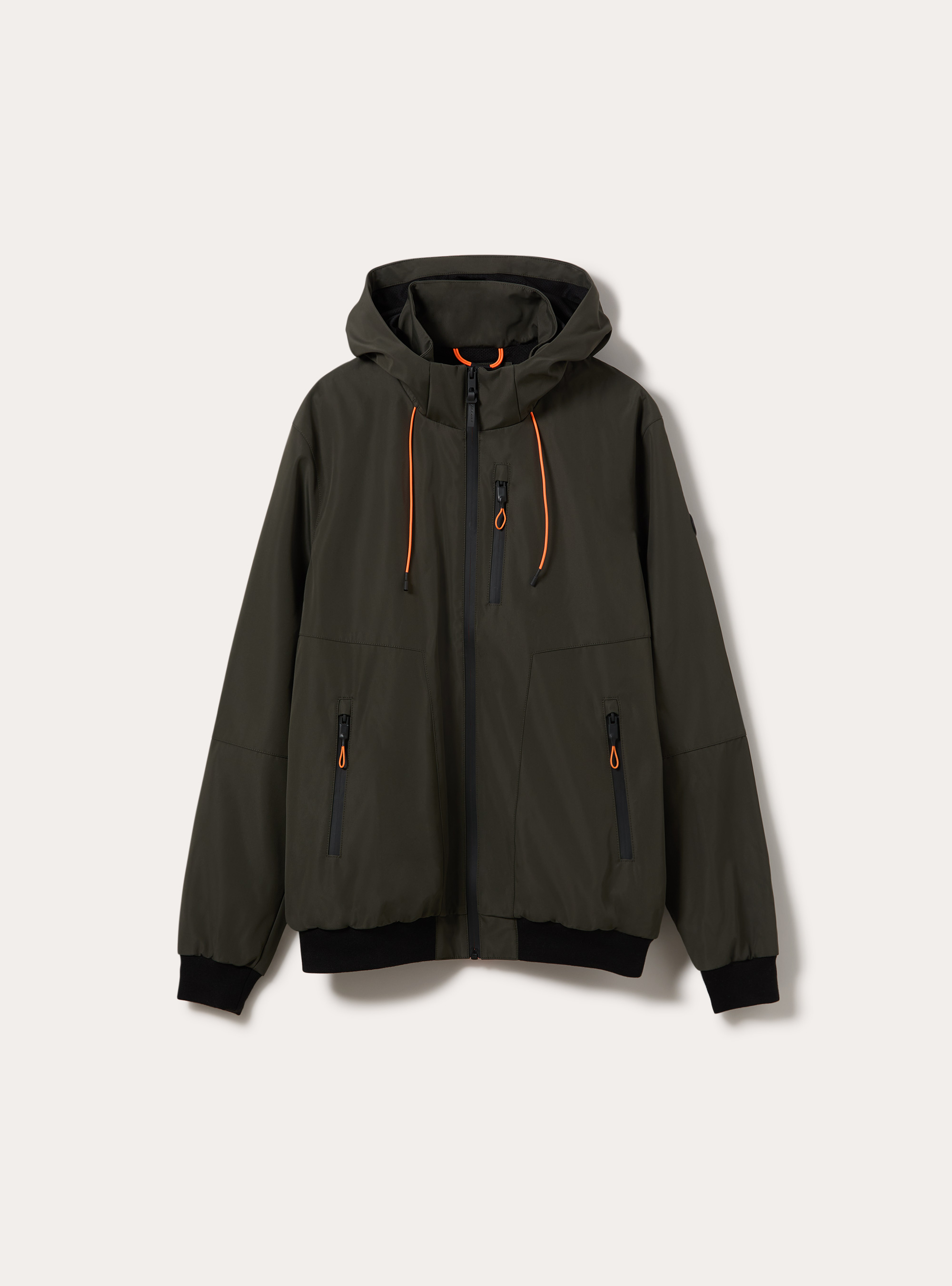 Bomber antivento con cappuccio, KY1 KAKY DARK
