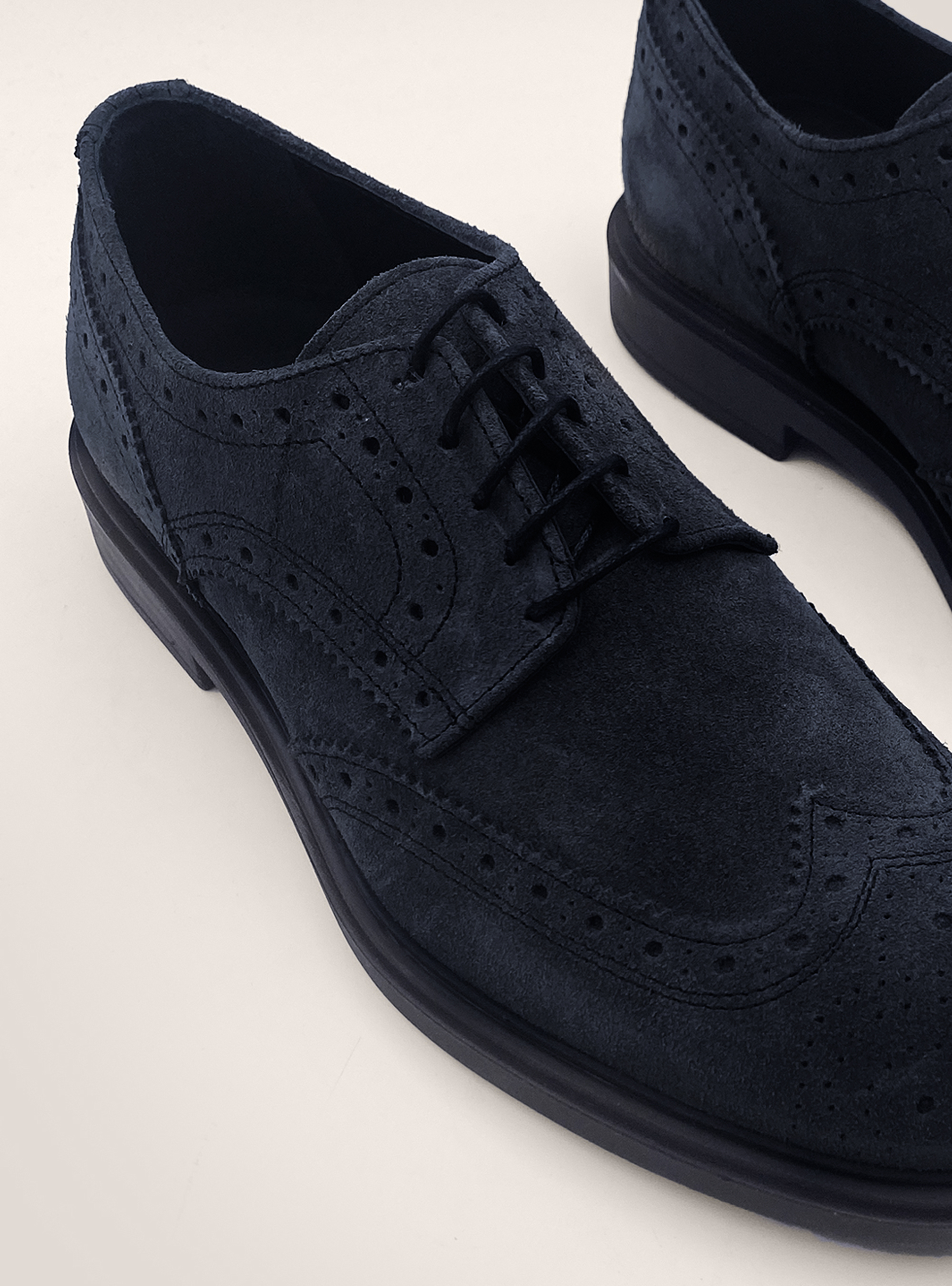 Scarpa derby in vera pelle, C210 BLUE NAVY