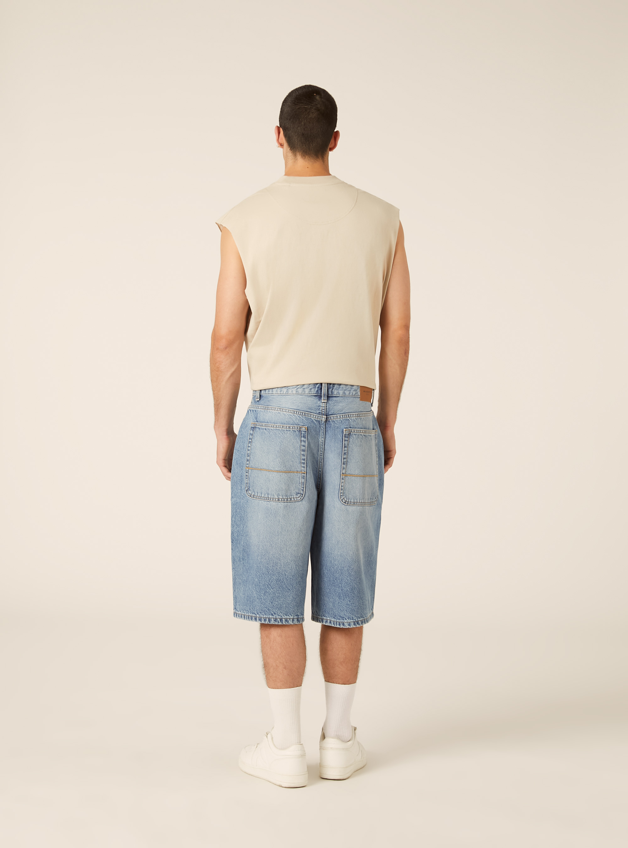 Bermuda in denim skater, D007 LIGHT AZURE