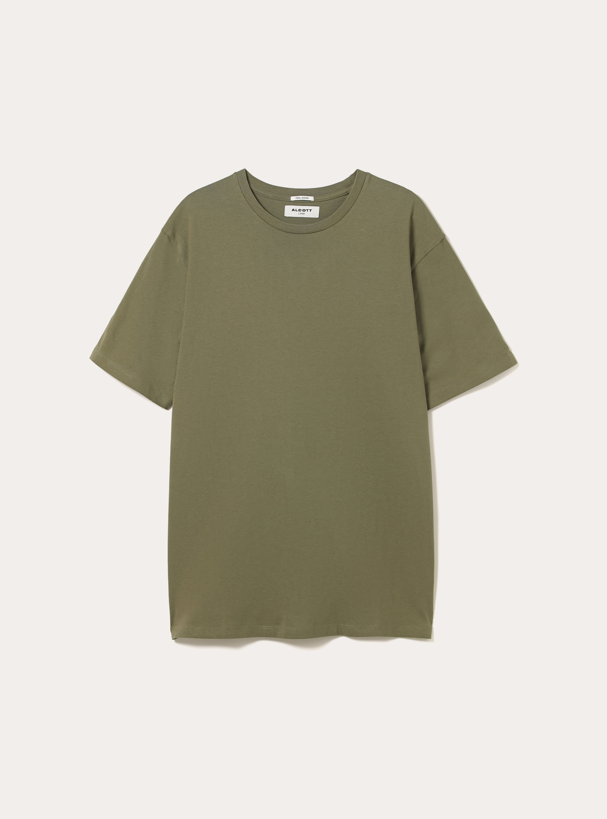 T-shirt basique en coton, KY2 KAKY MEDIUM