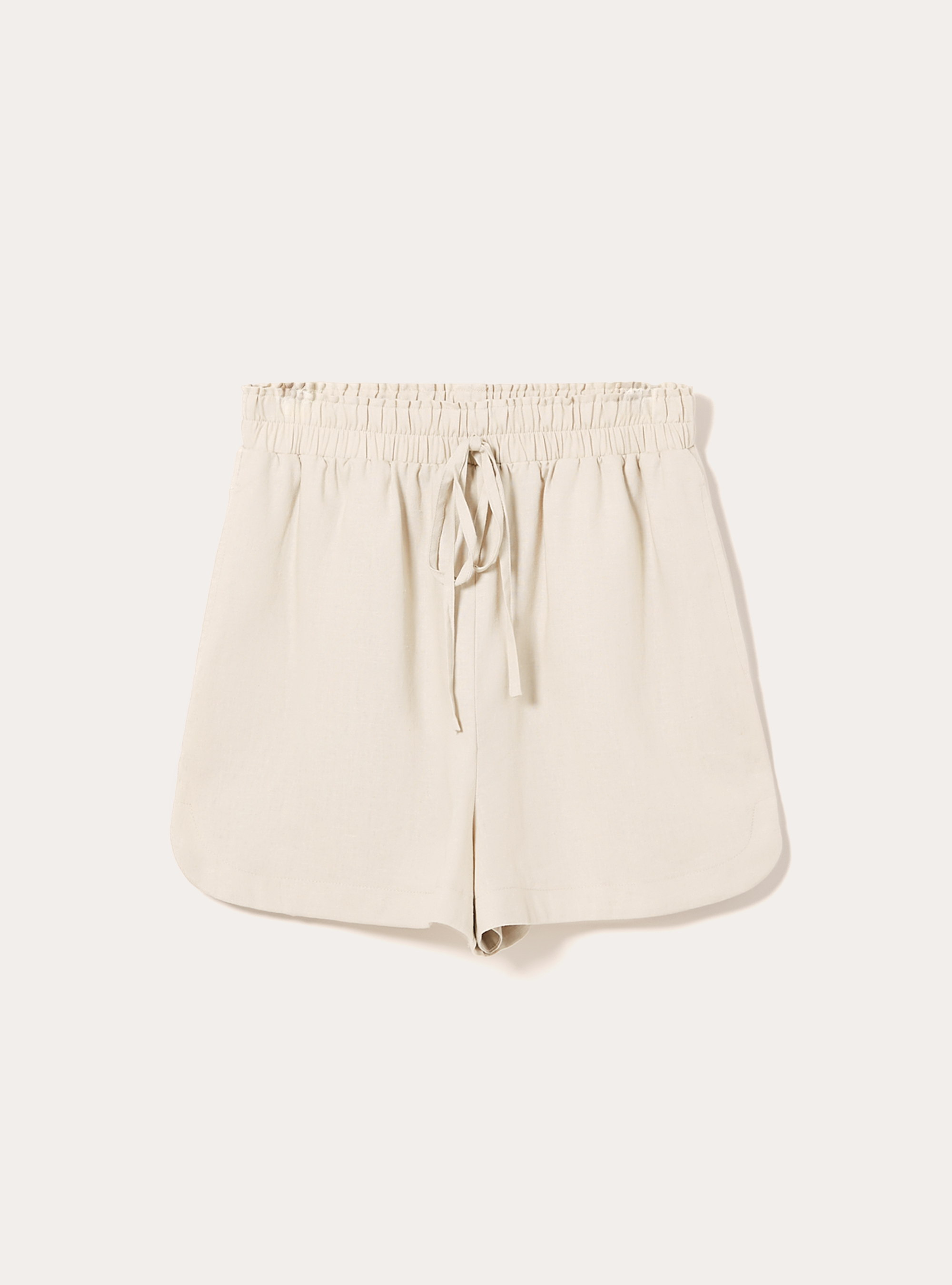 Short en lin, BG2 BEIGE MEDIUM