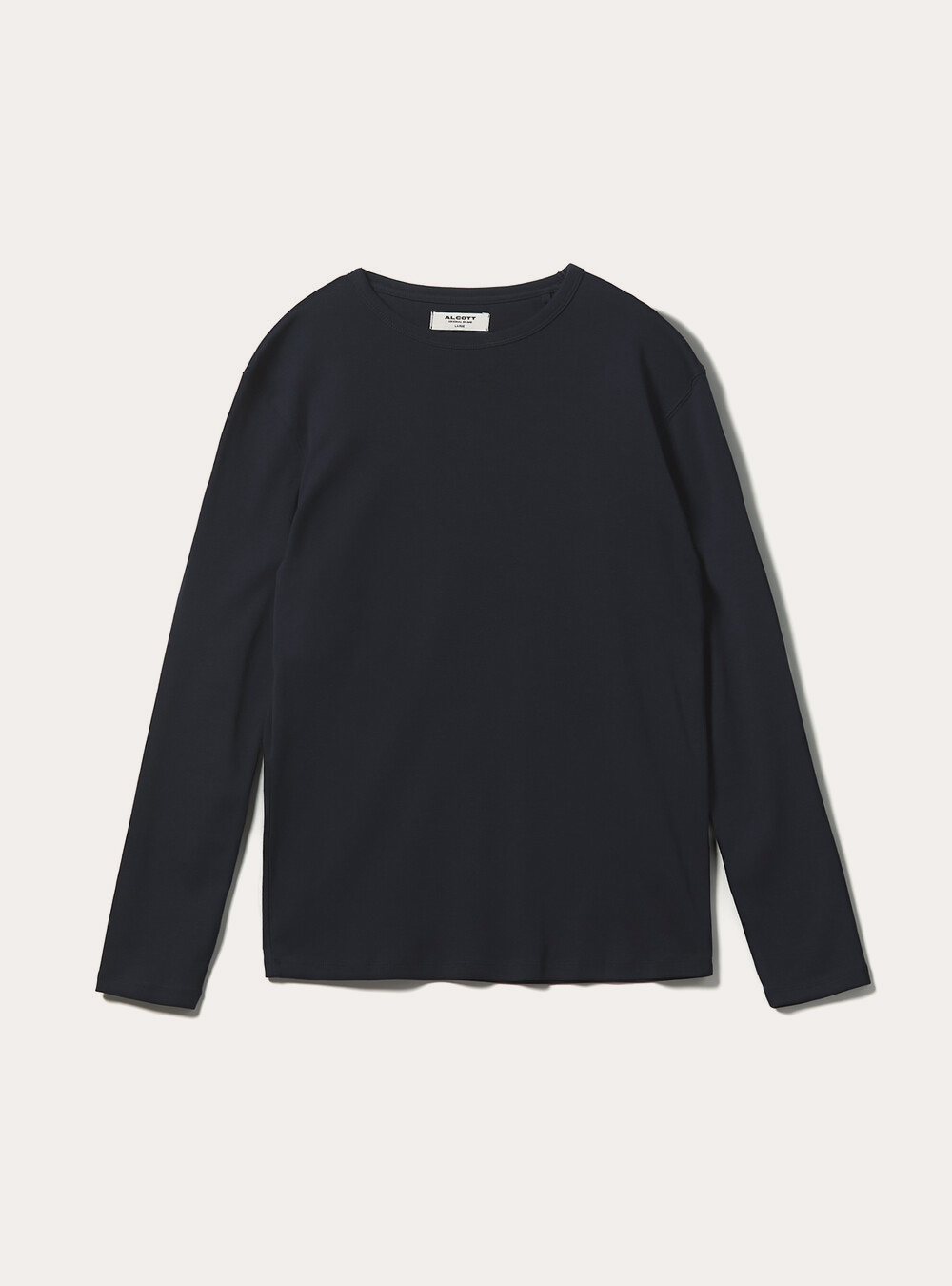 Maglietta a maniche lunghe in cotone, NA1 NAVY DARK