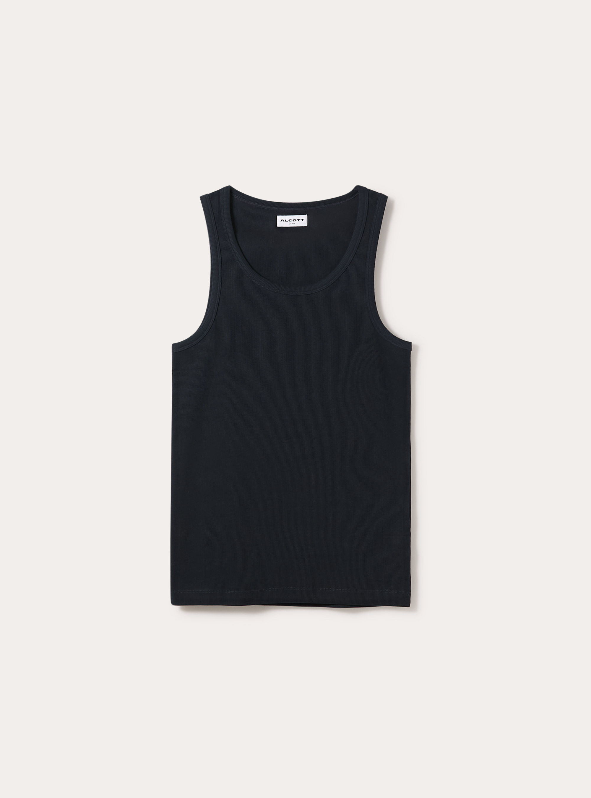 Camiseta de Tirantes B&aacute;sica Slim Fit de Canal&eacute;, NA1 NAVY DARK