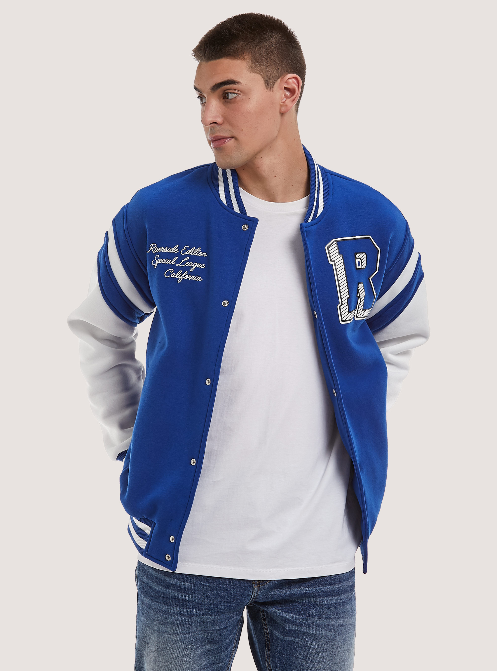 Bomber college con stampa, RY2 ROYALE MEDIUM